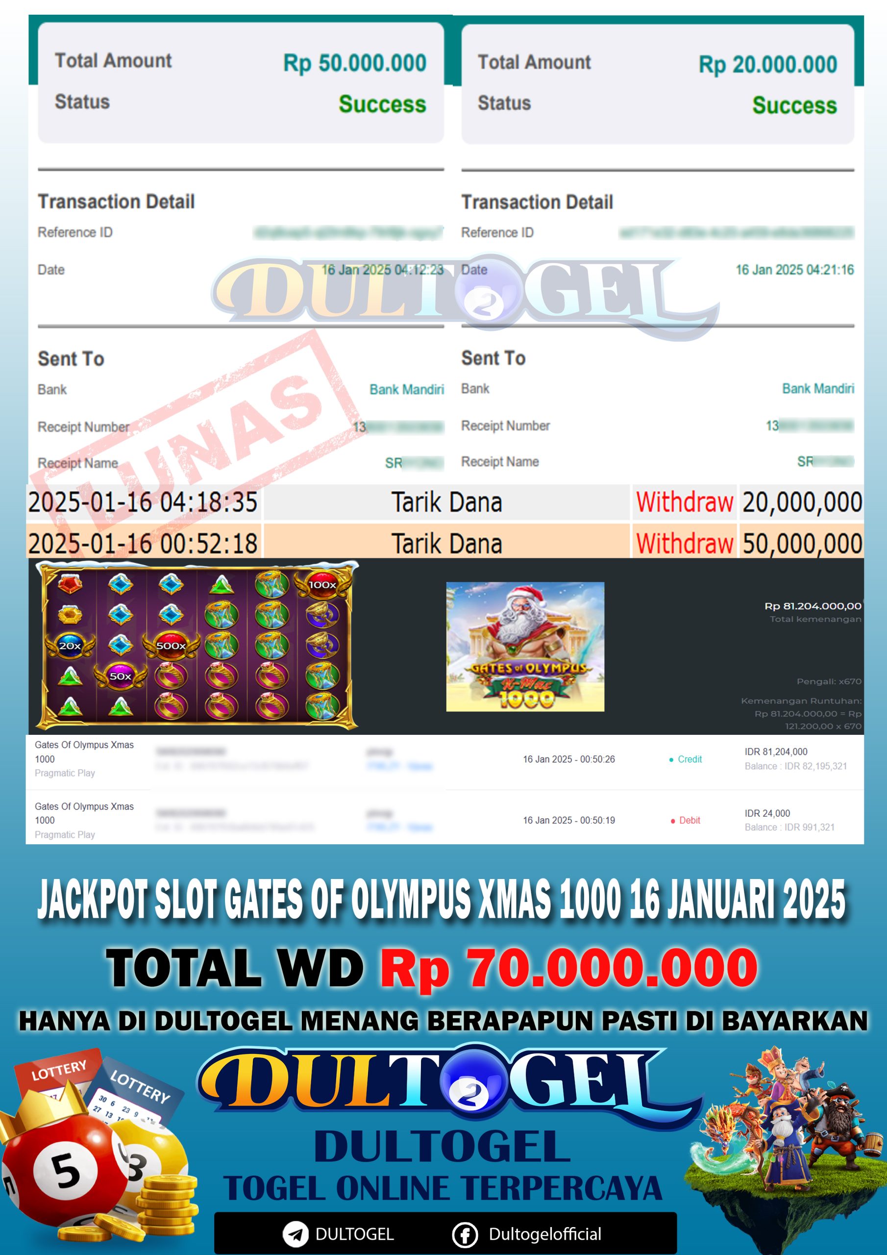 BUKTI JP DULTOGEL 16 JANUARI 2025