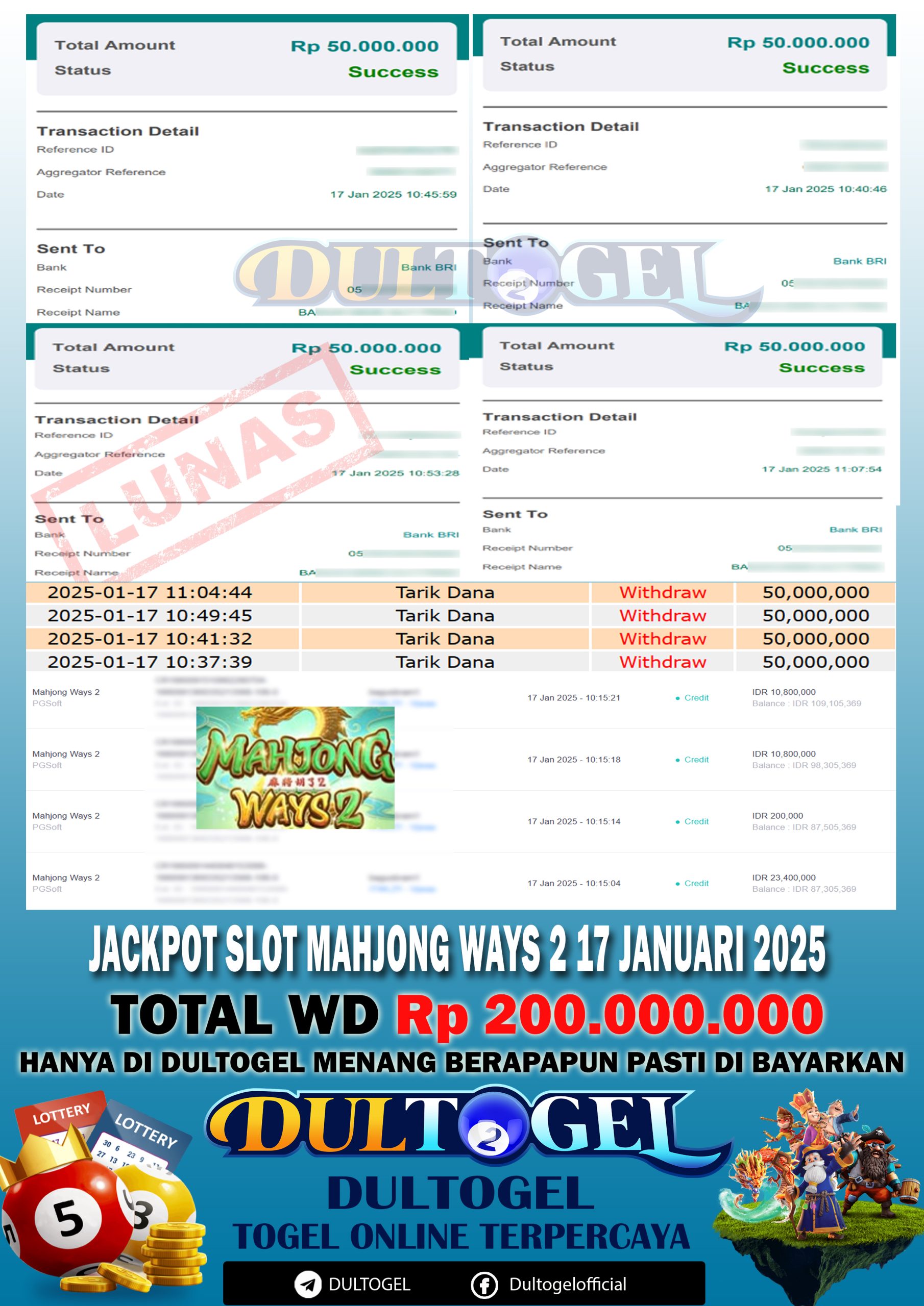 BUKTI JP DULTOGEL 17 JANUARI 2025
