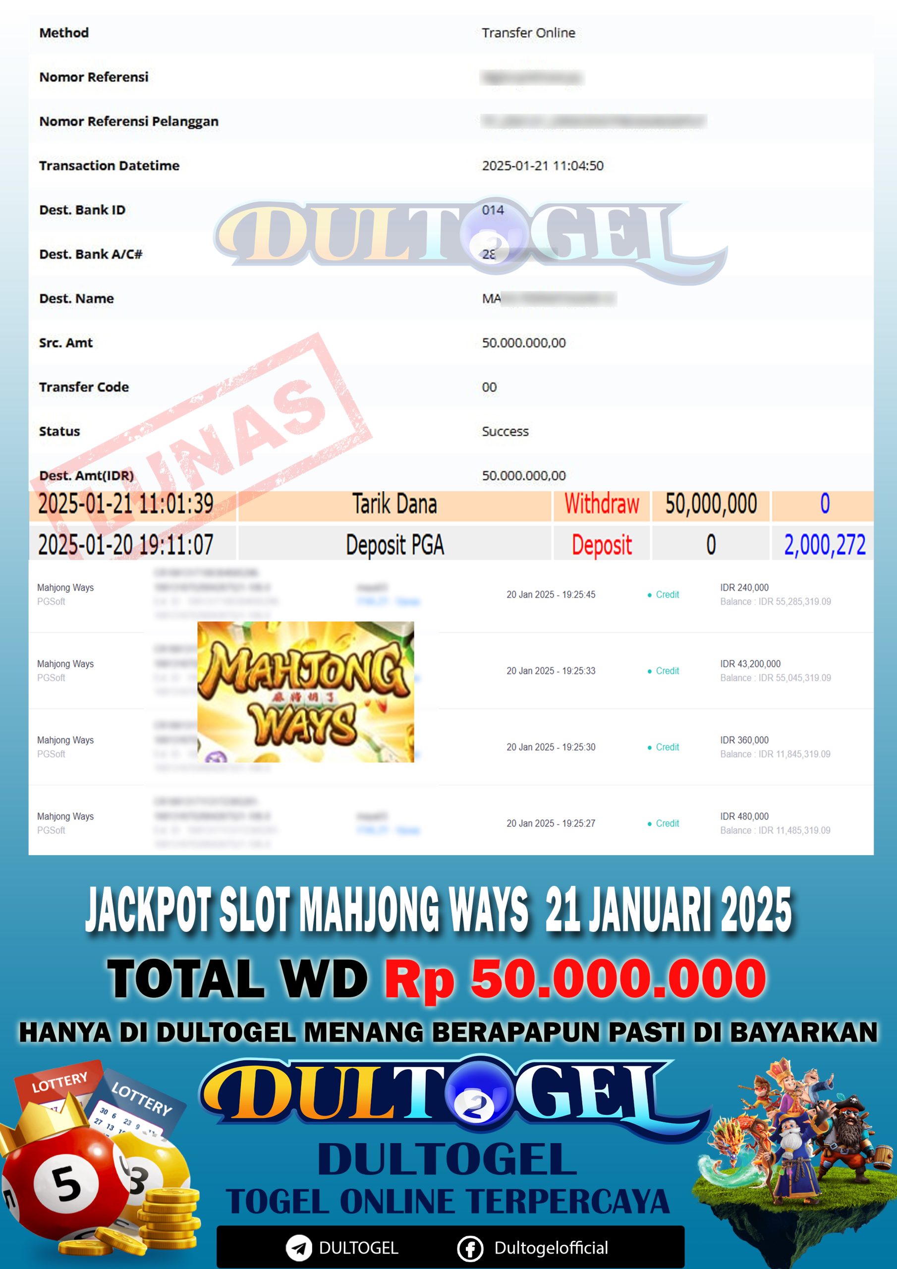 BUKTI JP DULTOGEL 21 JANUARI 2025