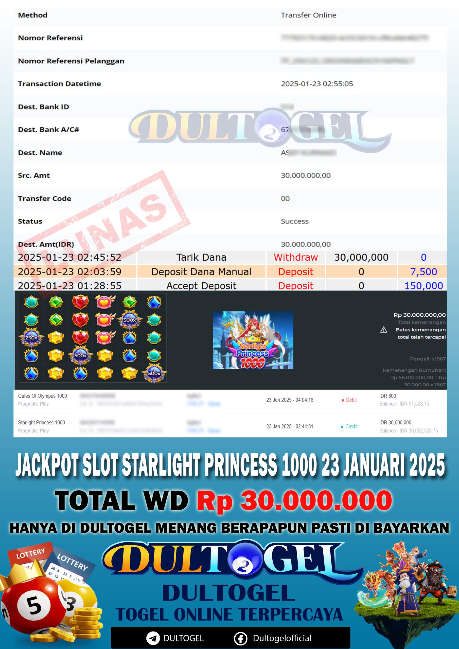BUKTI JP DULTOGEL 23 JANUARI 2025
