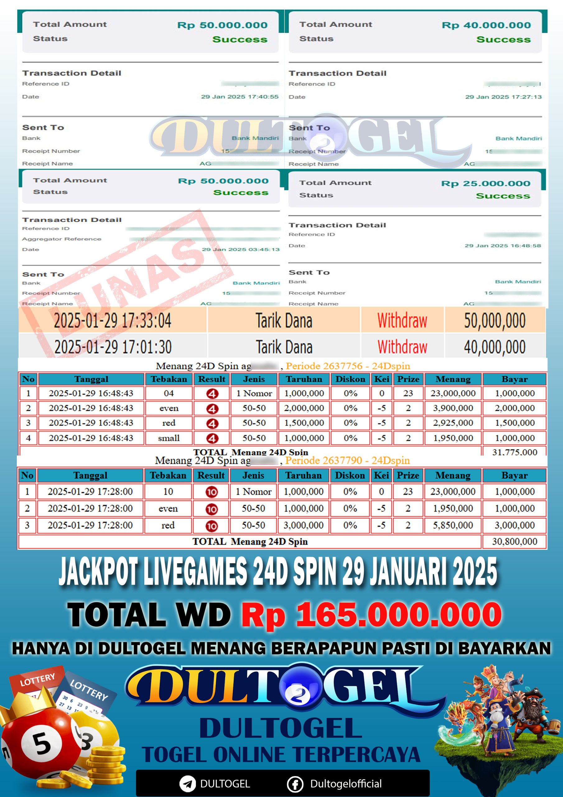 BUKTI JP DULTOGEL 29 JANUARI 2025