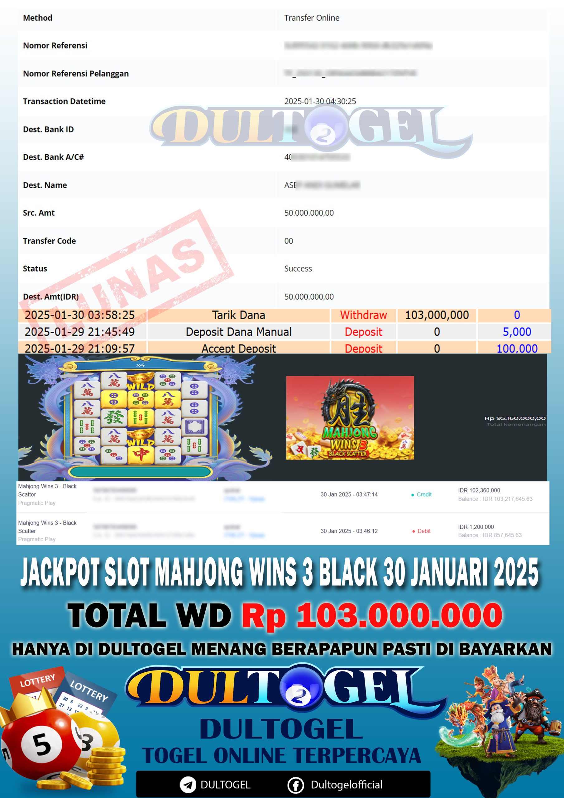 BUKTI JP DULTOGEL 30 JANUARI 2025