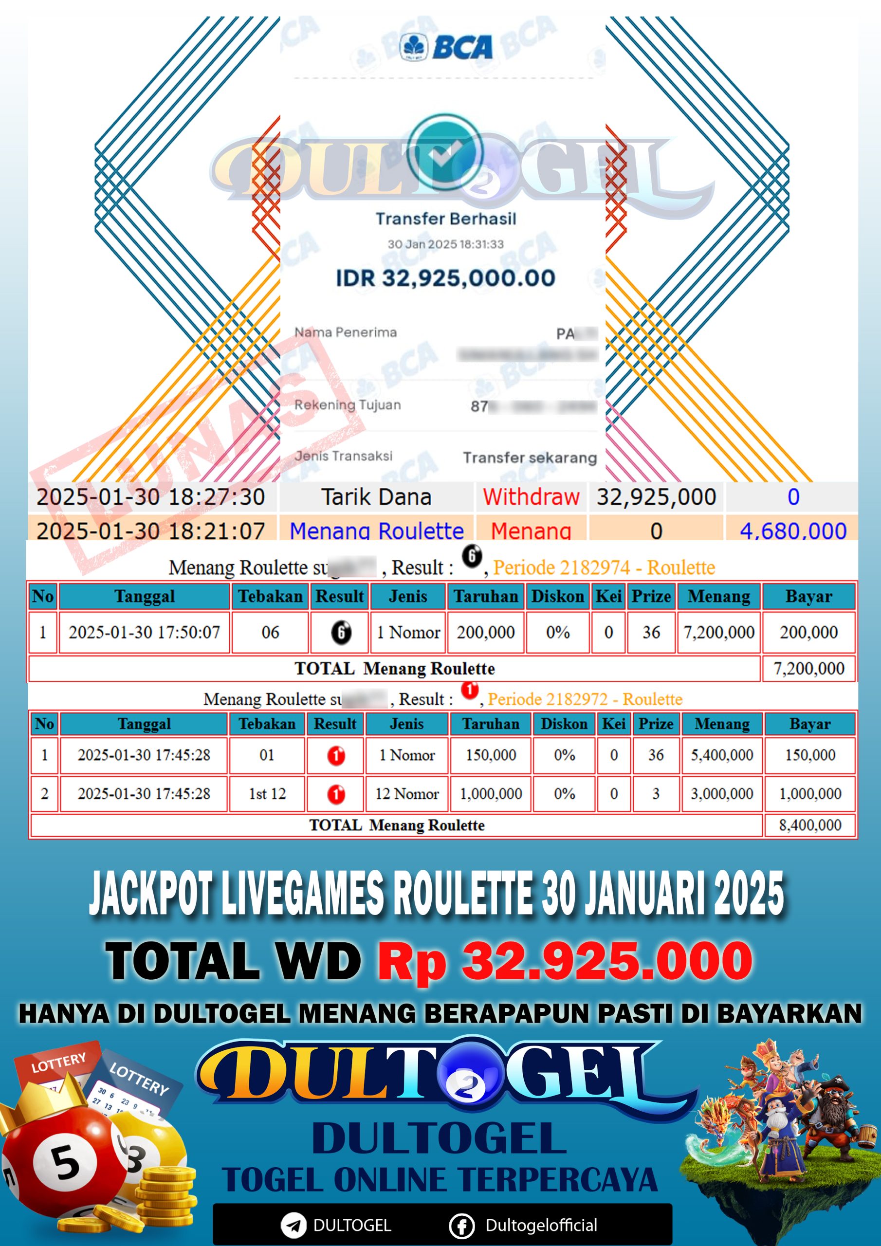 BUKTI JP DULTOGEL 30 JANUARI 2025