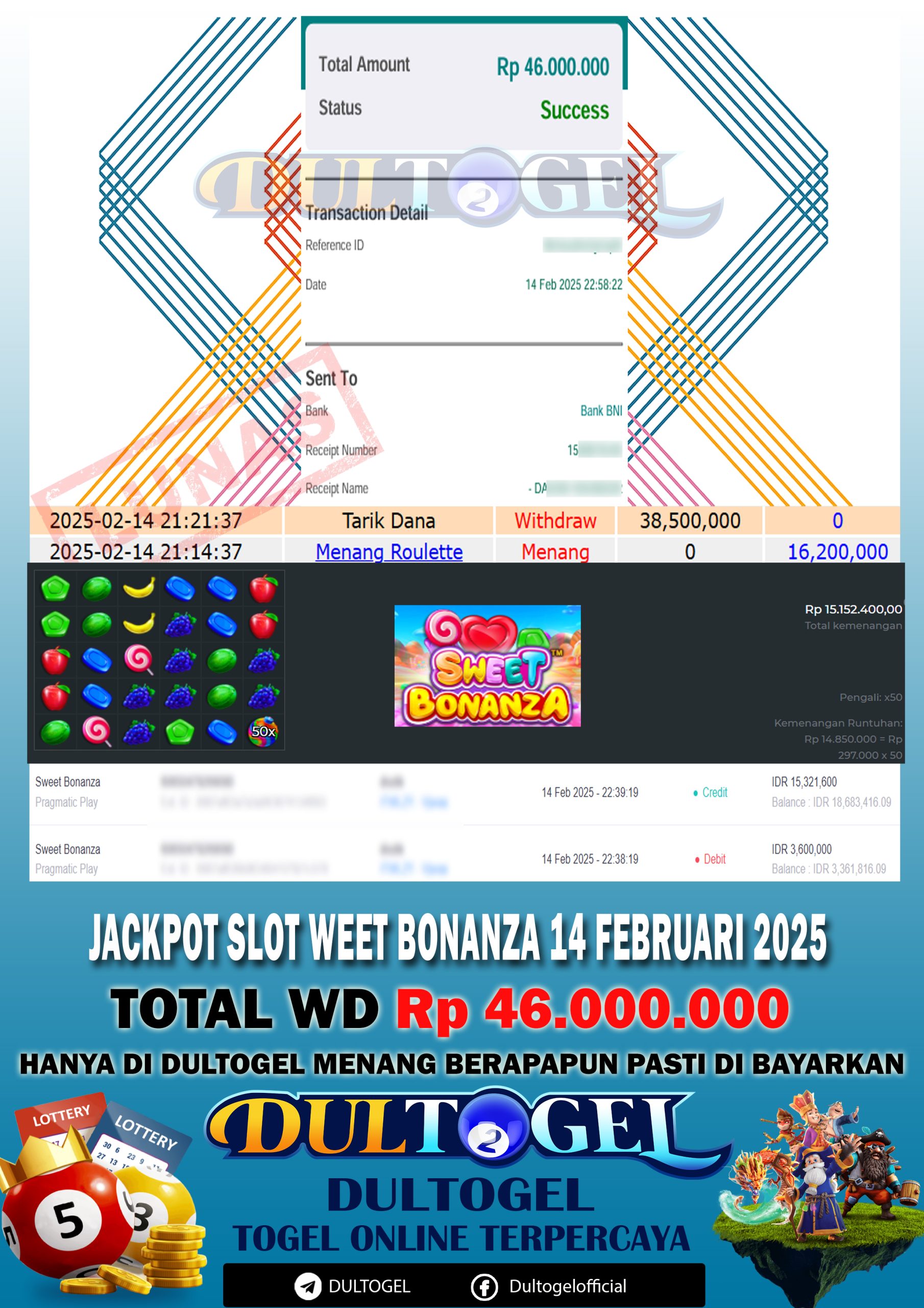 BUKTI JP DULTOGEL 14 FEBRUARI 2025
