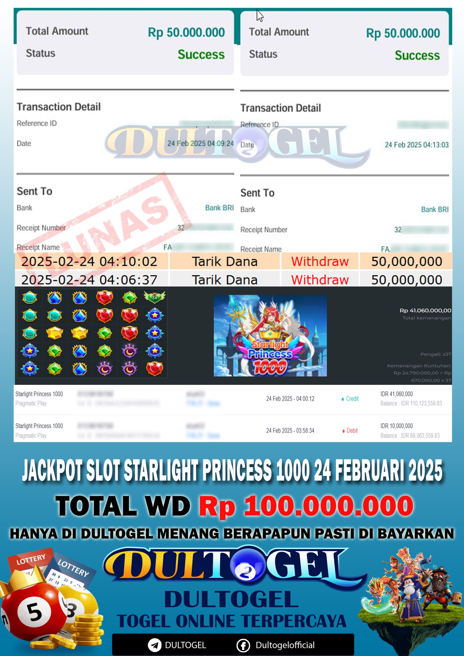 BUKTI JP DULTOGEL 24 FEBRUARI 2025