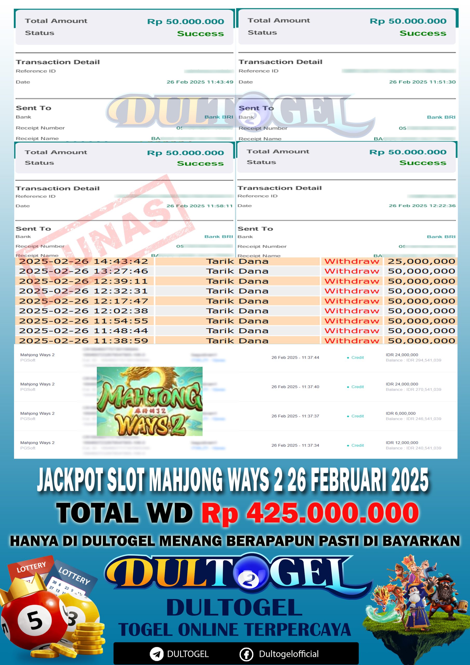 BUKTI JP DULTOGEL 26 FEBRUARI 2025