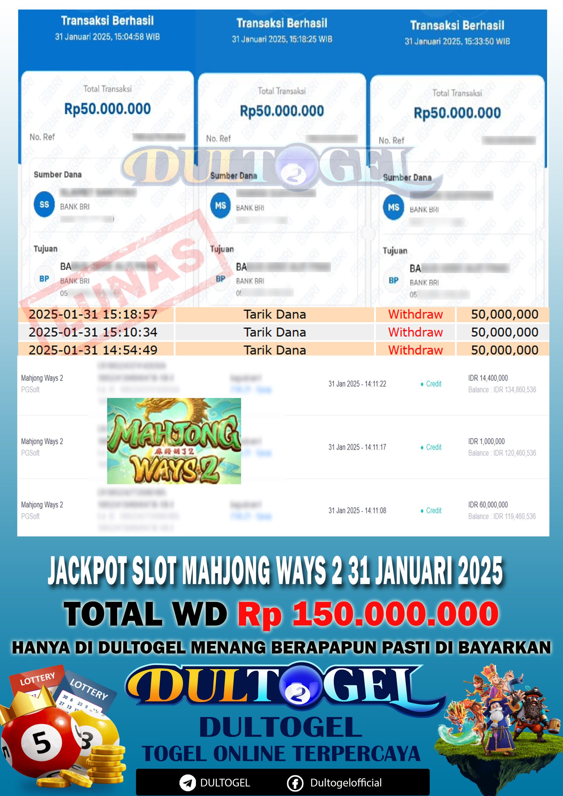 BUKTI JP DULTOGEL 31 JANUARI 2025