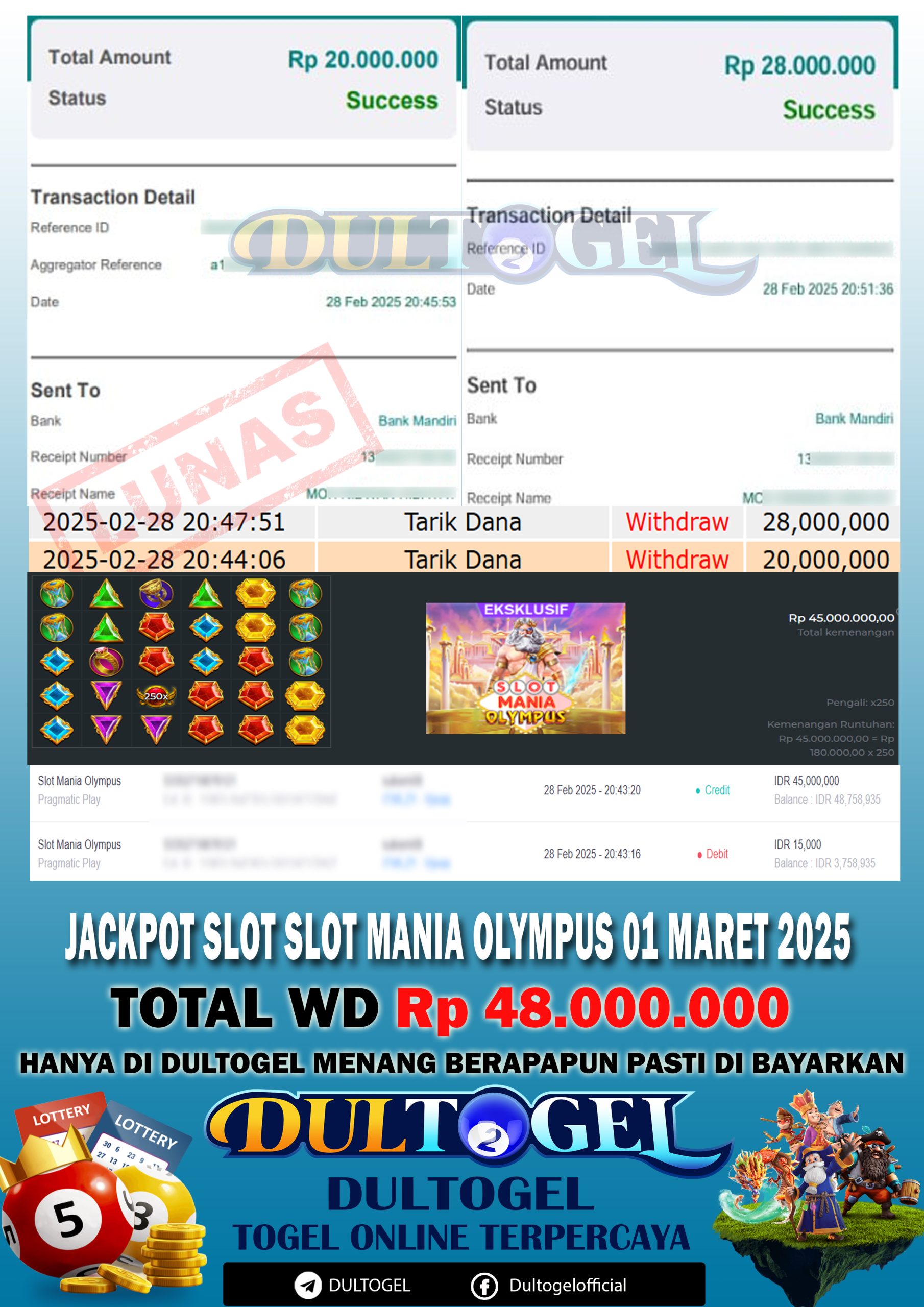 BUKTI JP DULTOGEL 01 MARET 2025