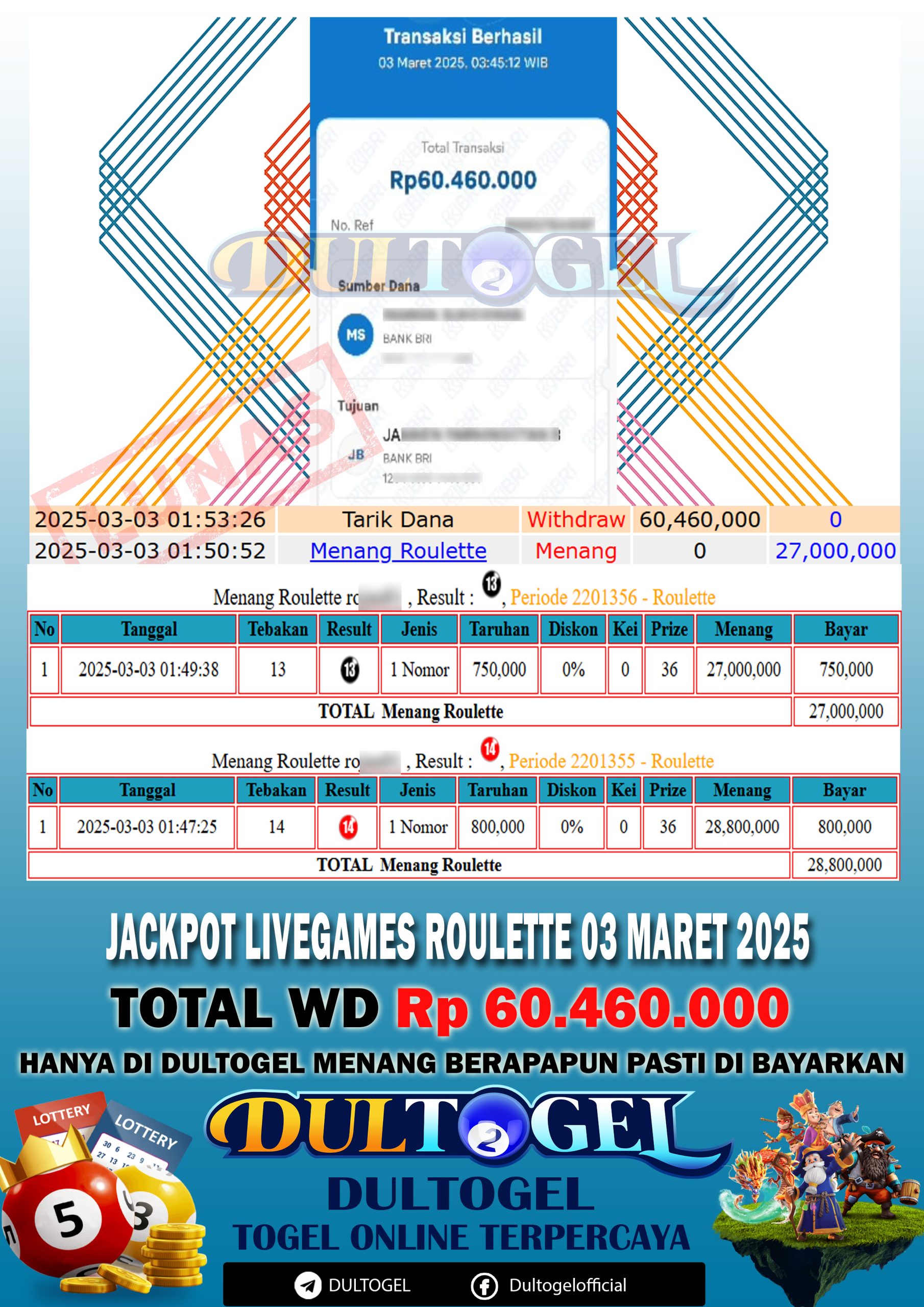 BUKTI JP DULTOGEL 03 MARET 2025