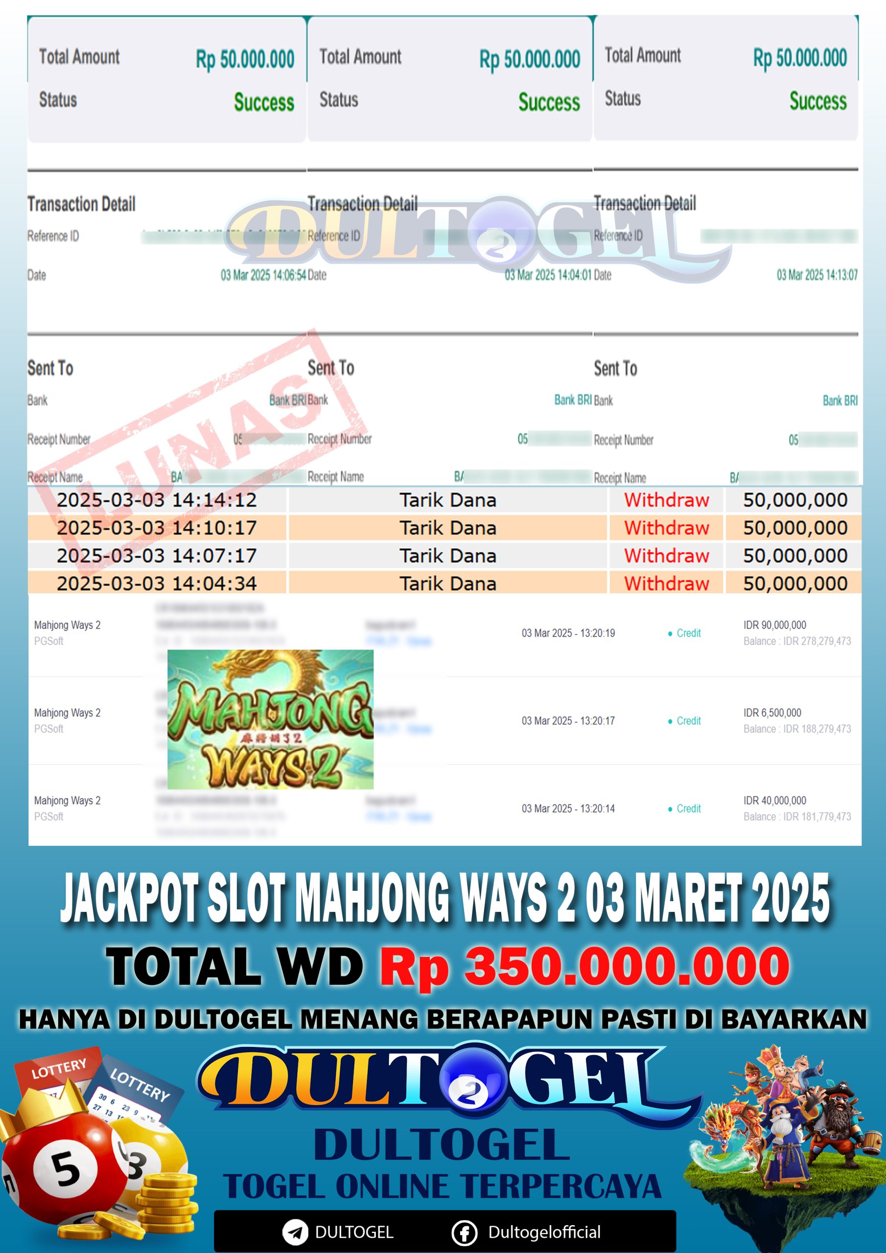BUKTI JP DULTOGEL 03 MARET 2025