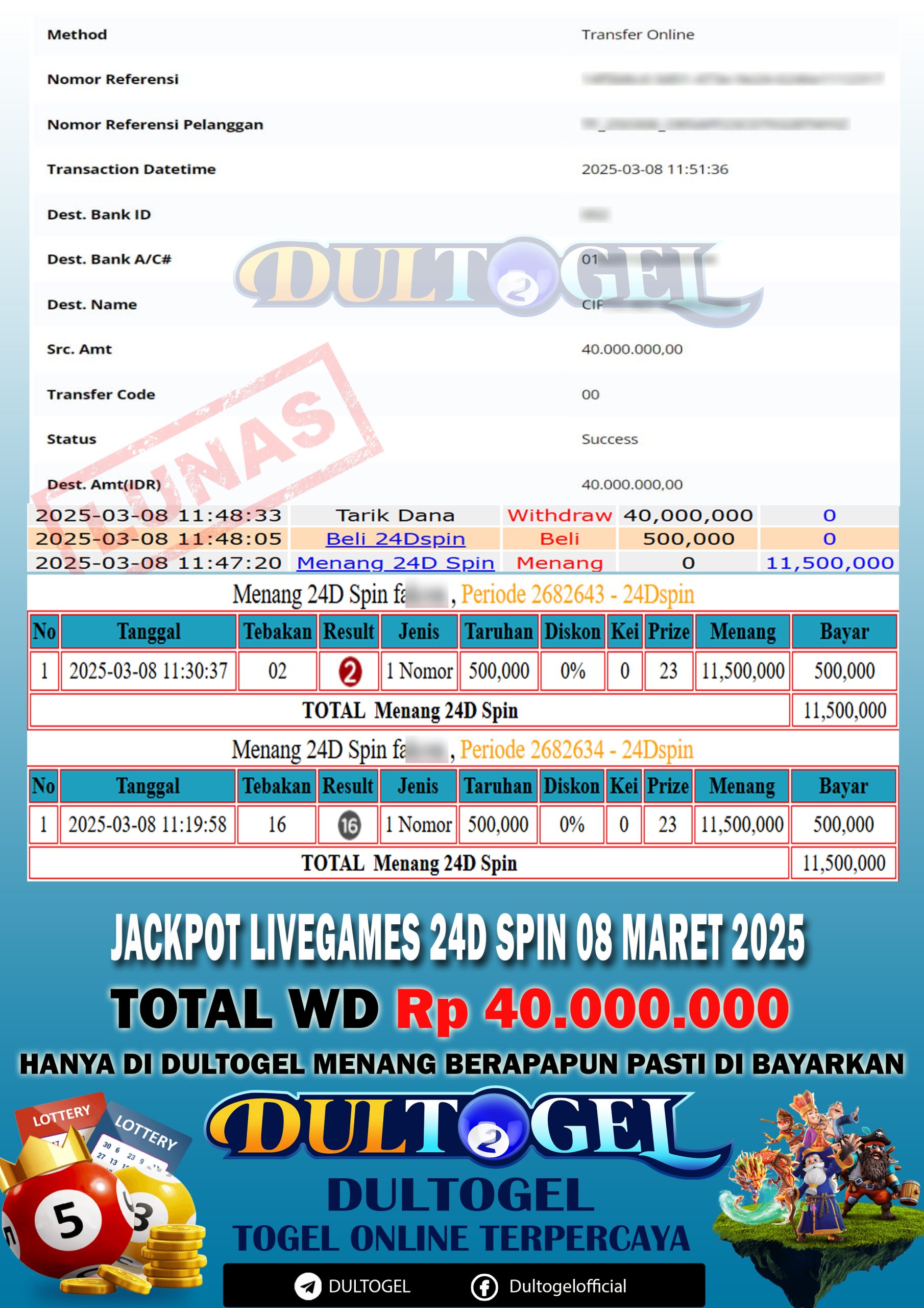 BUKTI JP DULTOGEL 08 MARET 2025