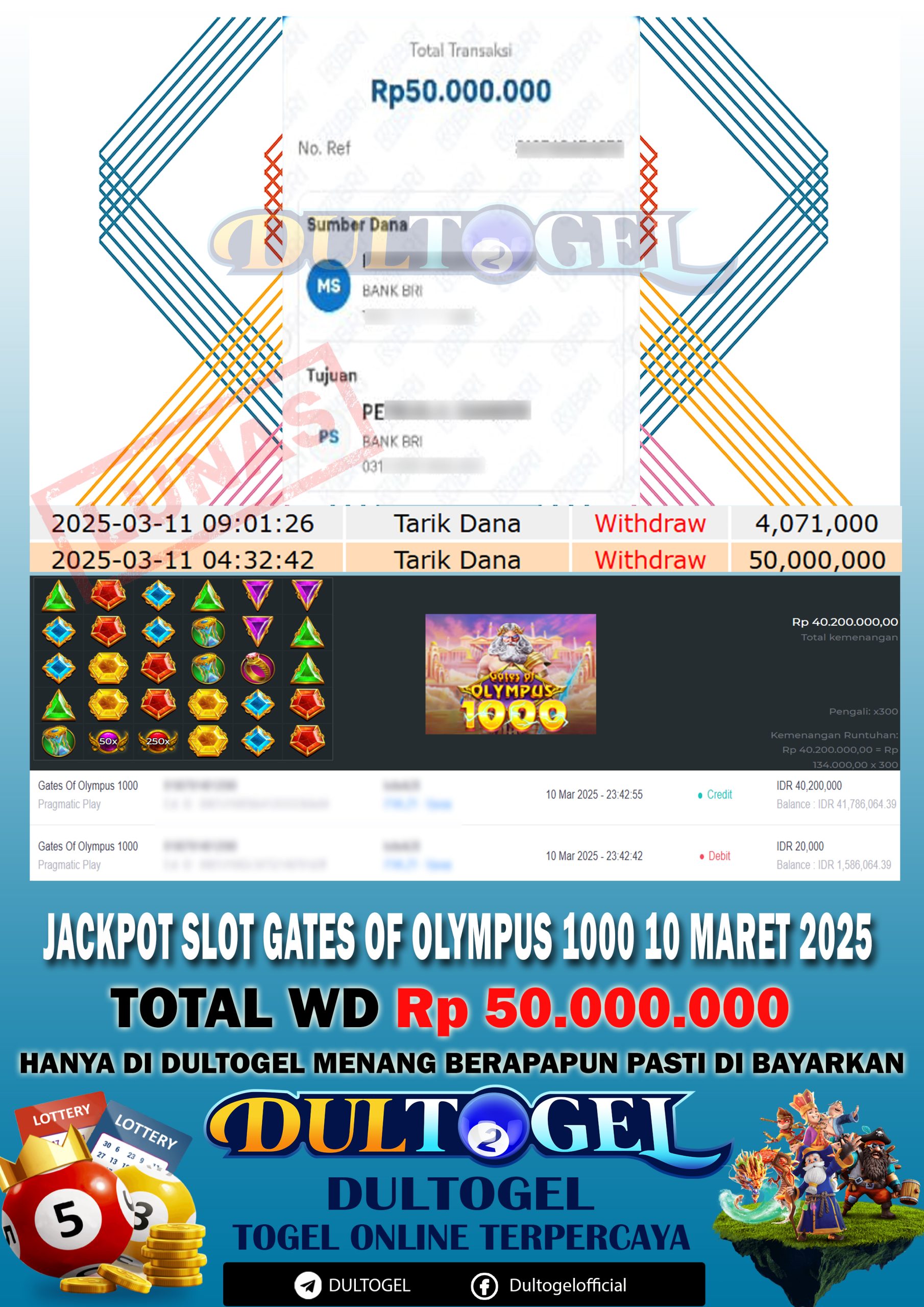 BUKTI JP DULTOGEL 10 MARET 2025