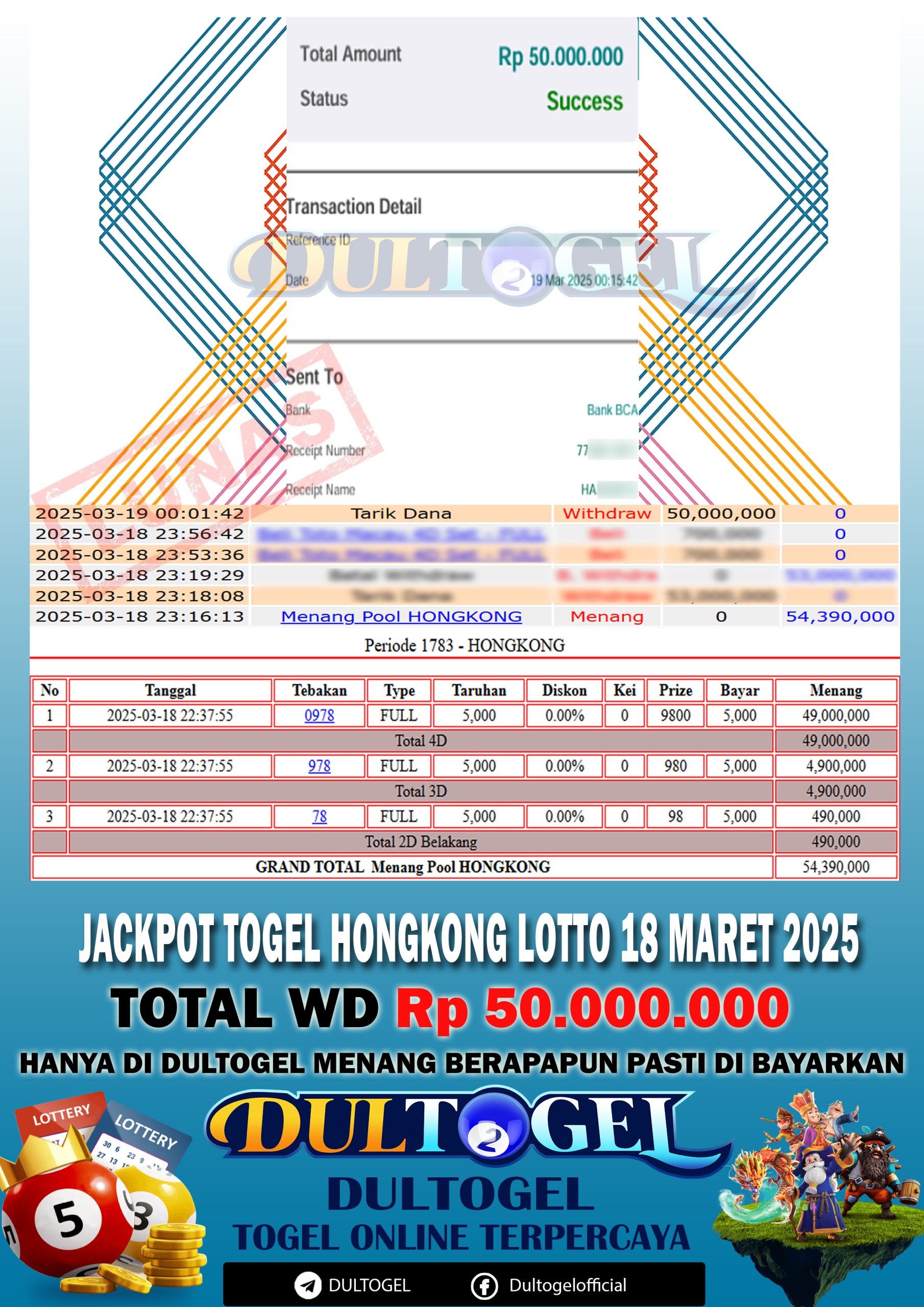BUKTI JP DULTOGEL 18 MARET 2025