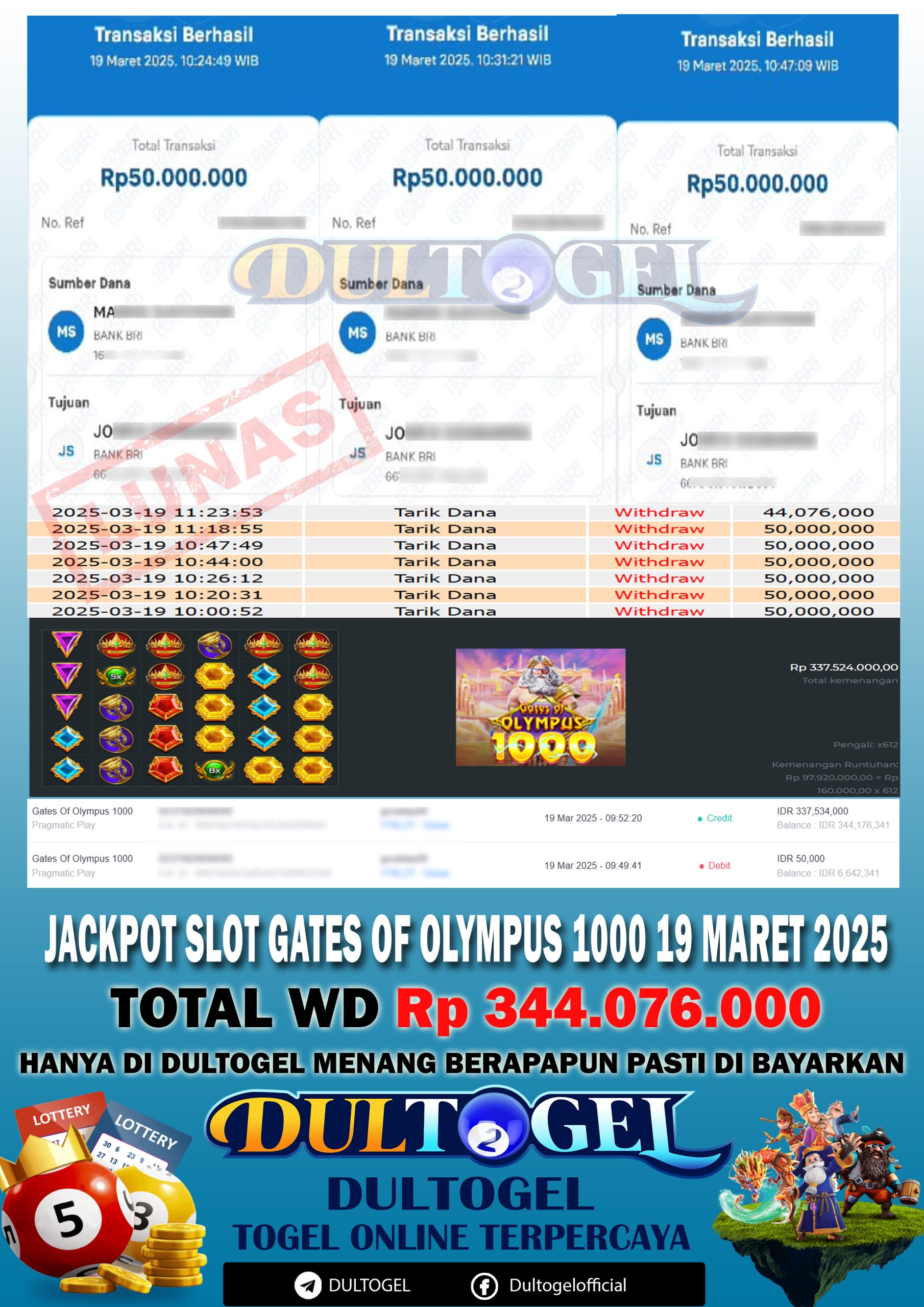 BUKTI JP DULTOGEL 19 MARET 2025