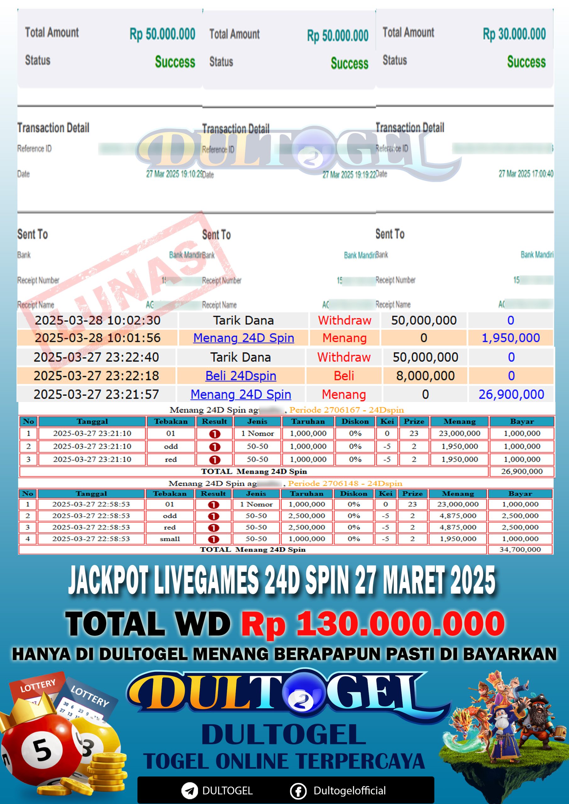 BUKTI JP DULTOGEL 27 MARET 2025