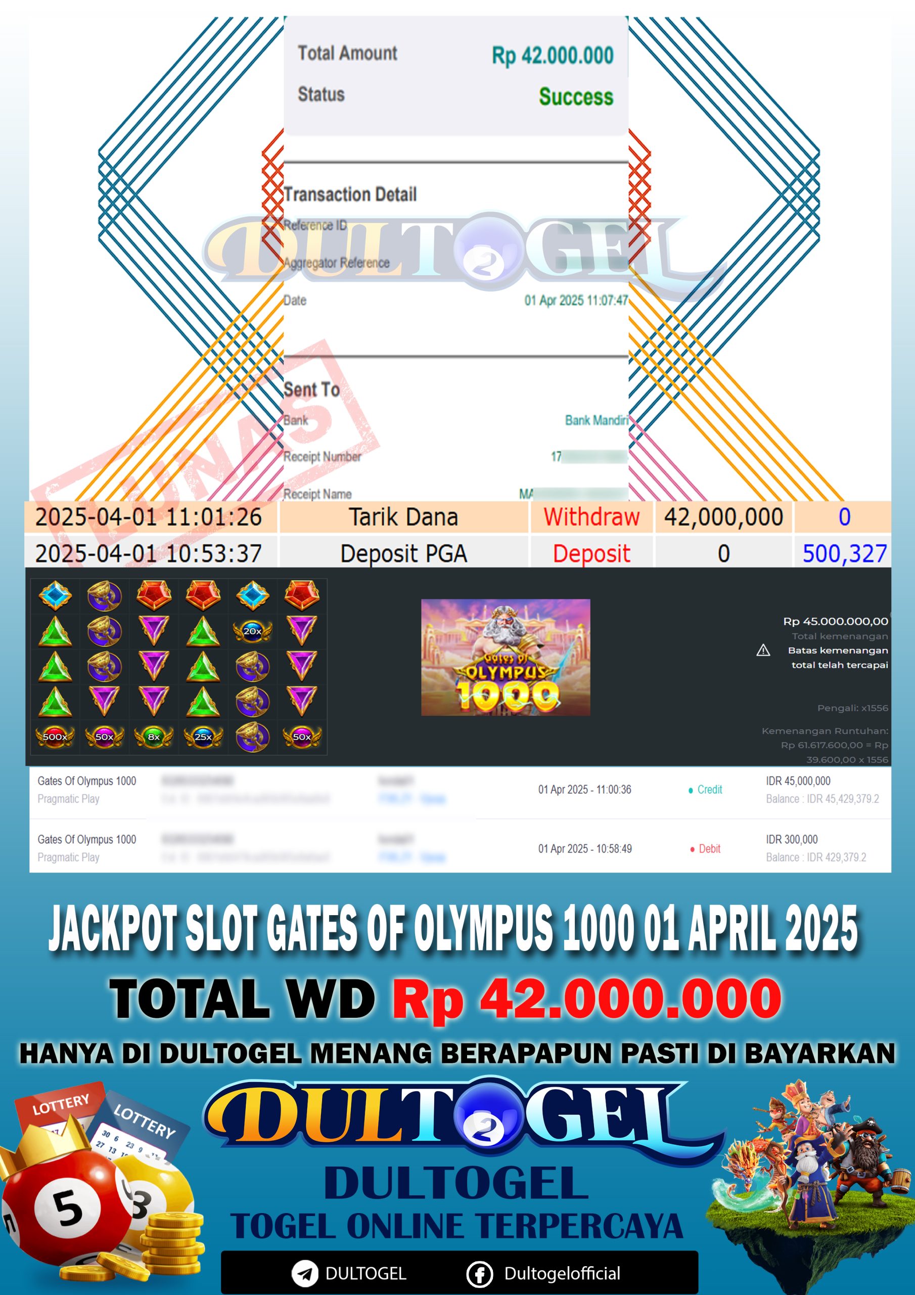 BUKTI JP DULTOGEL 01 APRIL 2025
