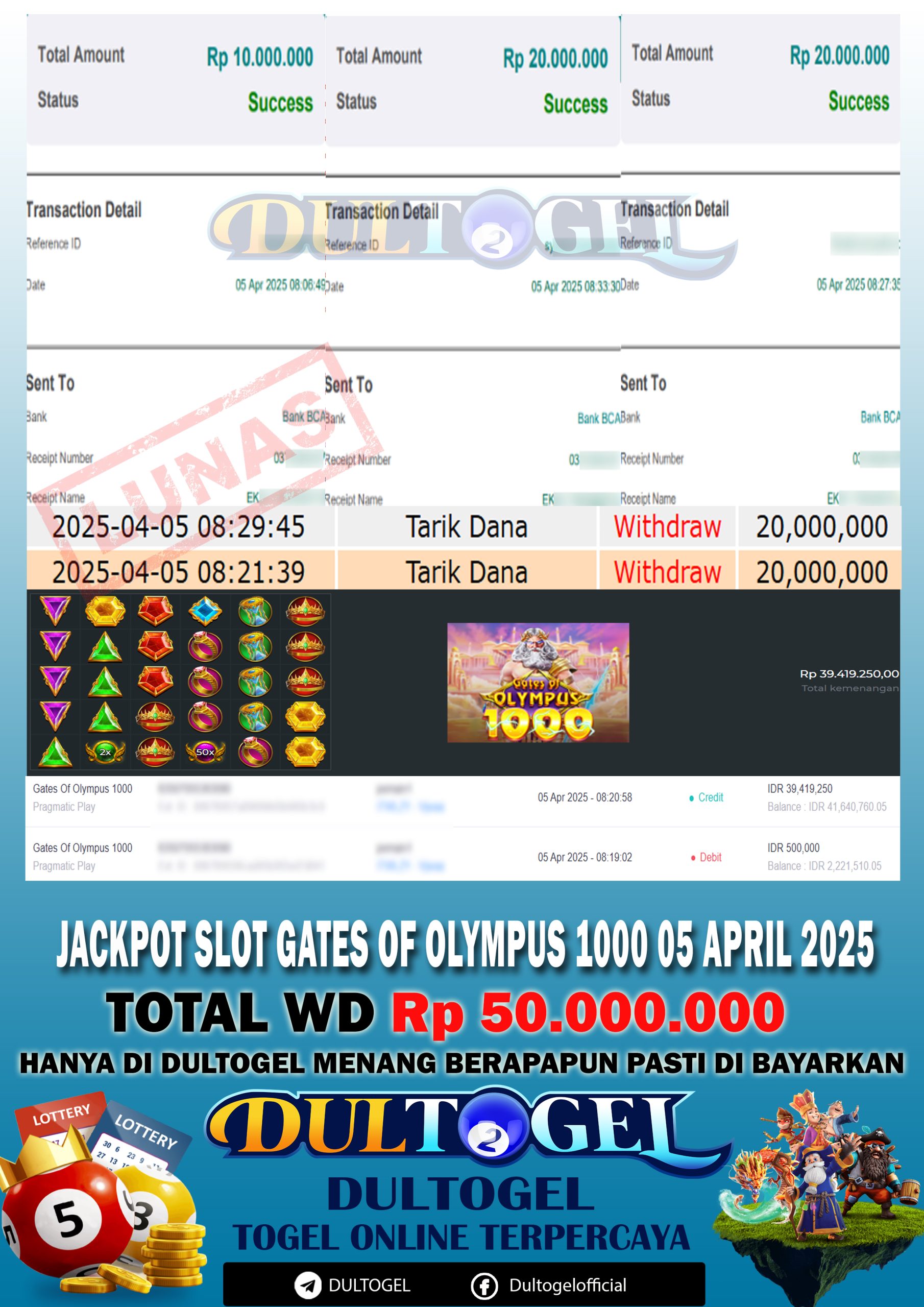 BUKTI JP DULTOGEL 05 APRIL 2025