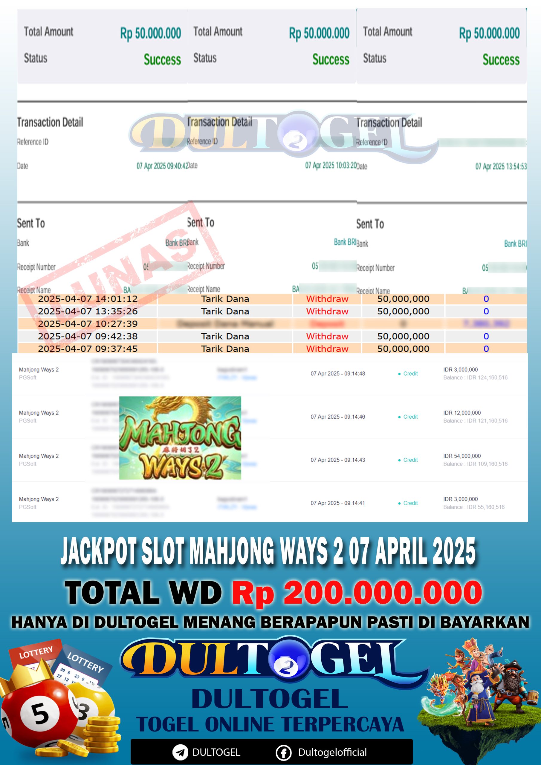 BUKTI JP DULTOGEL 07 APRIL 2025