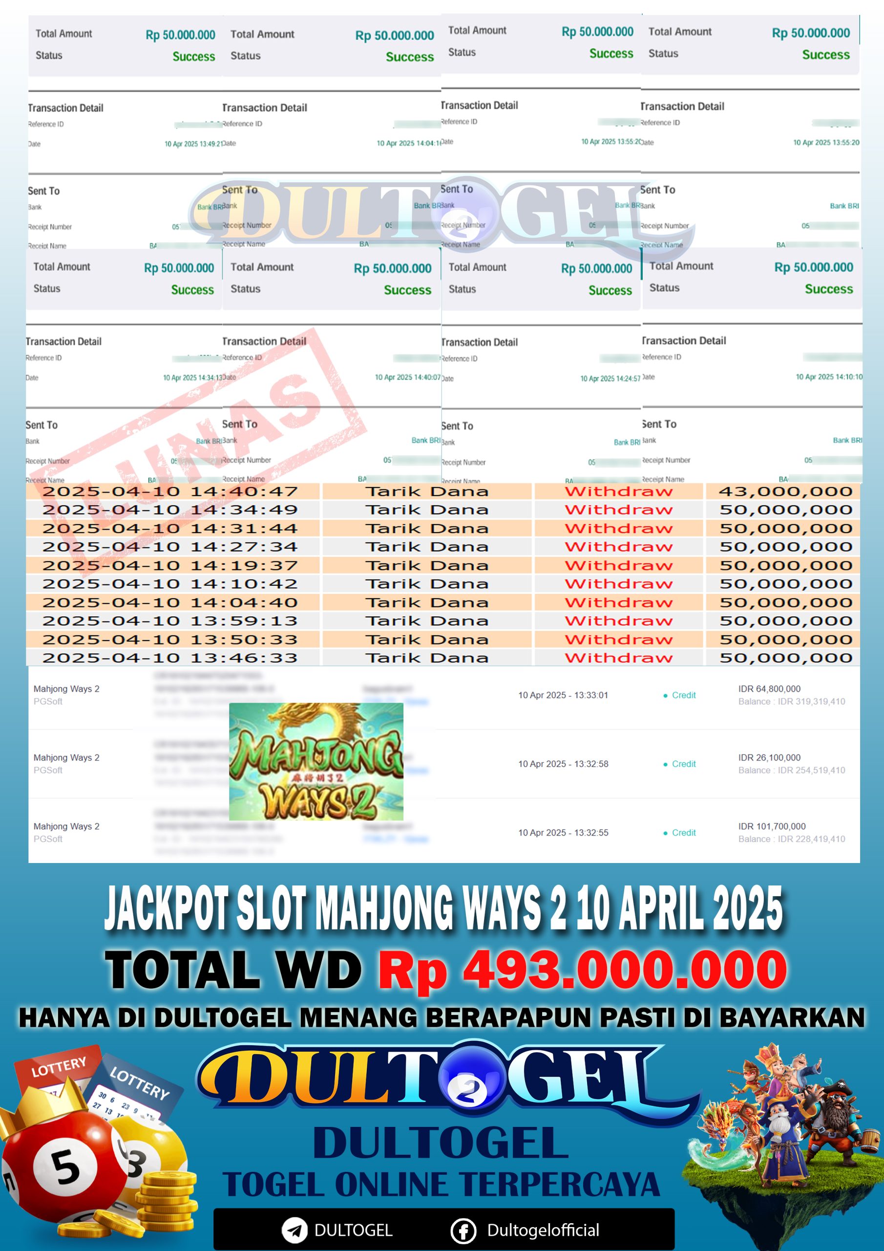 BUKTI JP DULTOGEL 10 APRIL 2025
