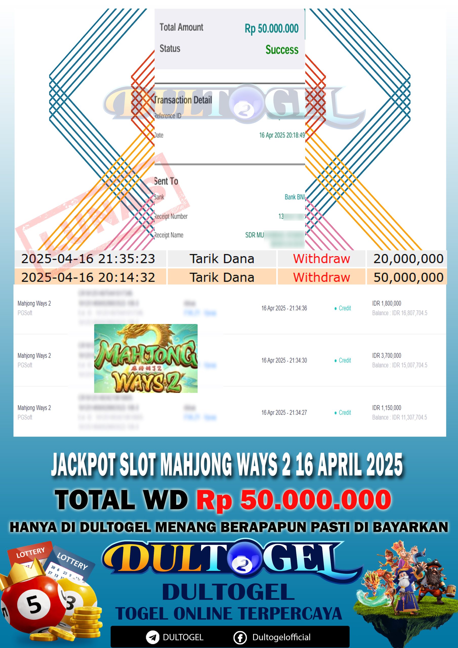 BUKTI JP DULTOGEL 16 APRIL 2025