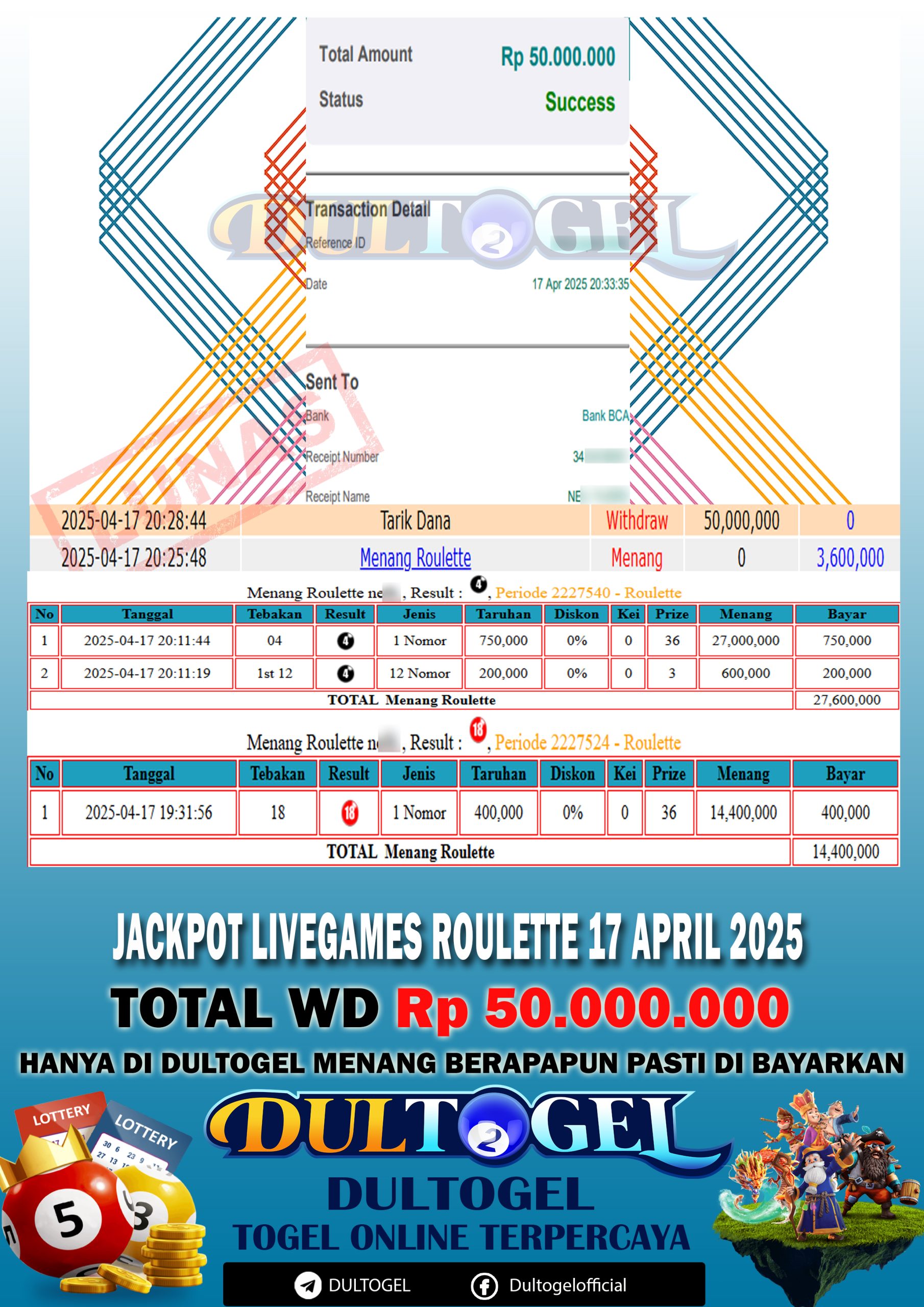 BUKTI JP DULTOGEL 17 APRIL 2025