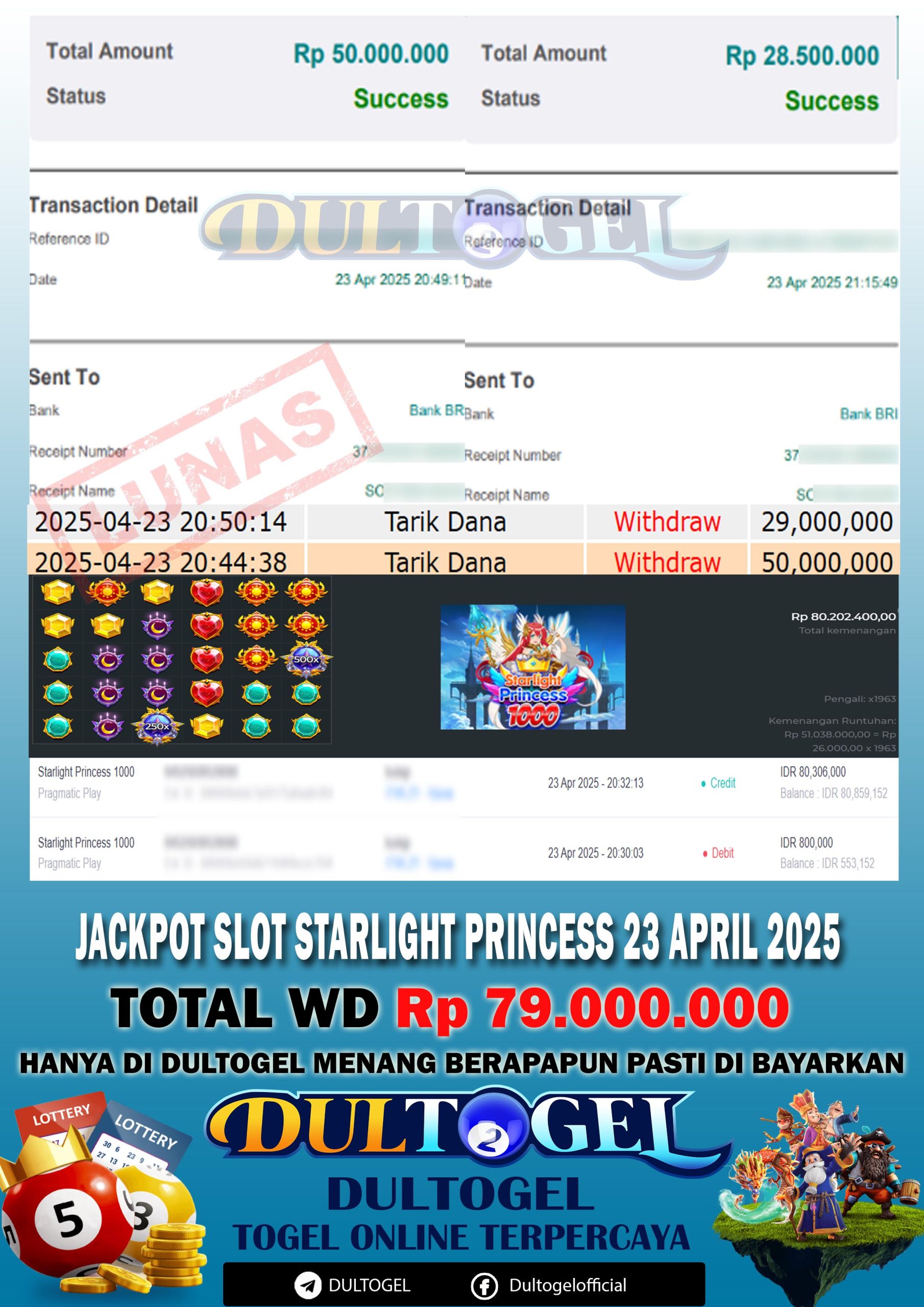BUKTI JP DULTOGEL 23 APRIL 2025