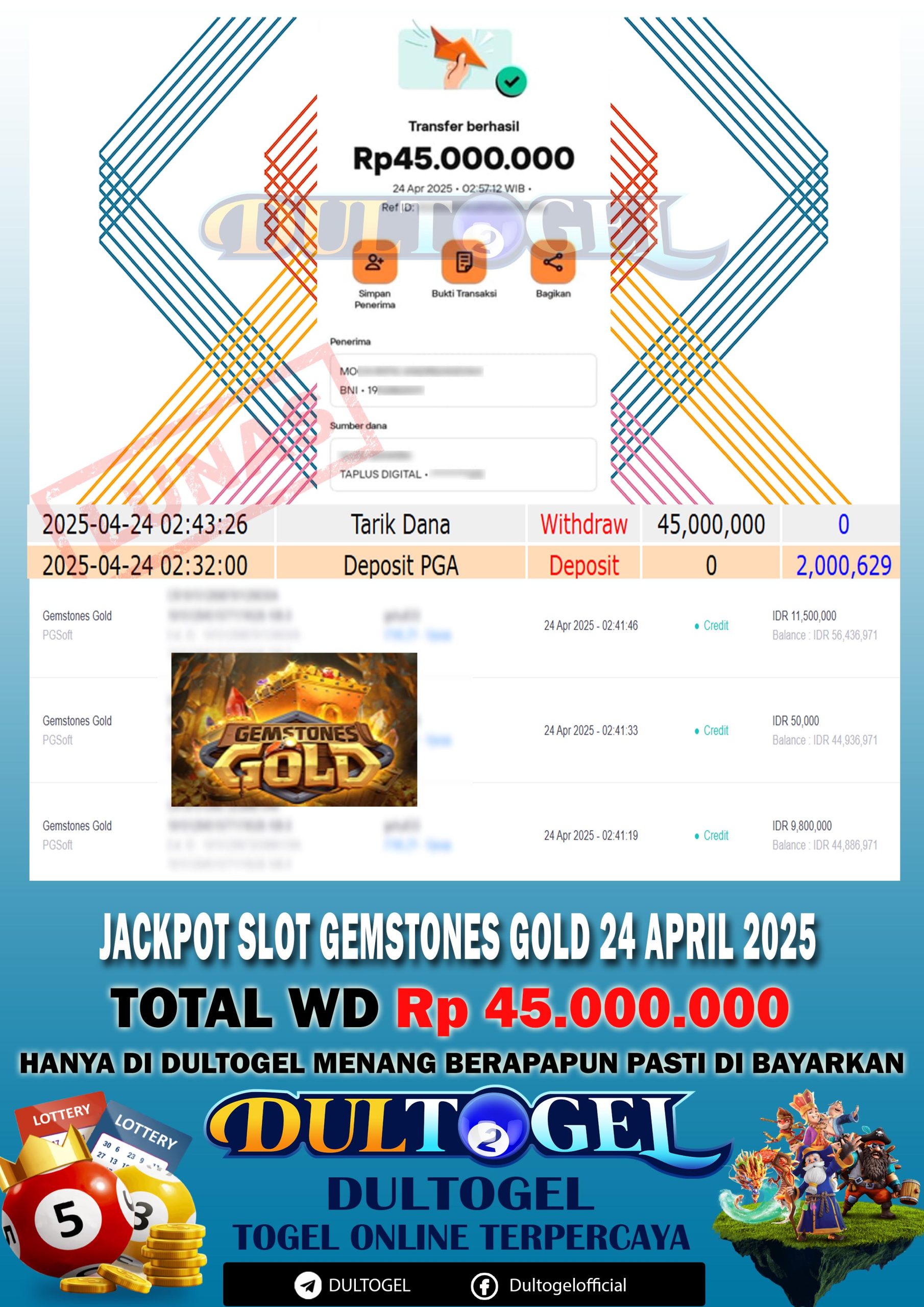 BUKTI JP DULTOGEL 24 APRIL 2025
