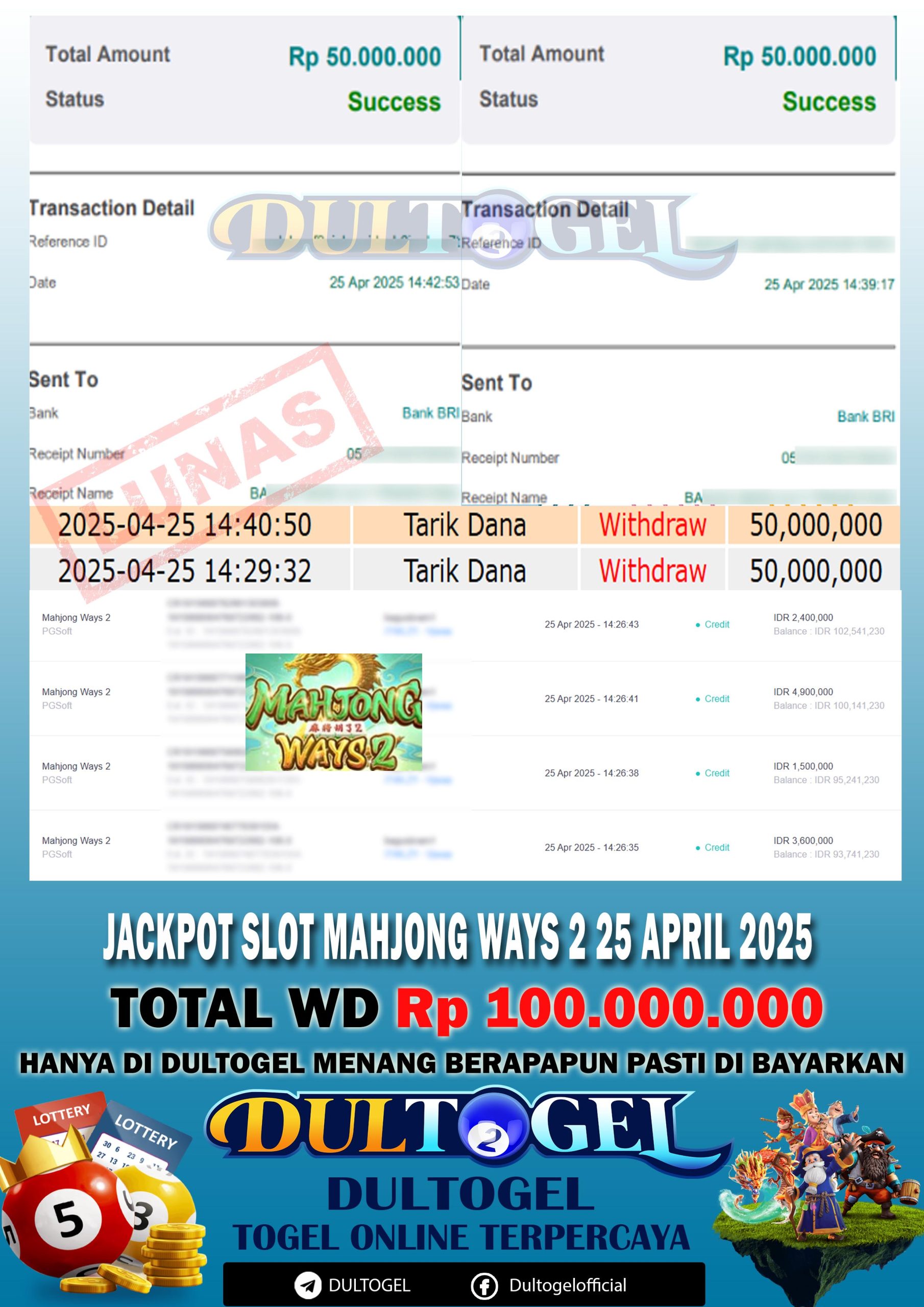 BUKTI JP DULTOGEL 25 APRIL 2025