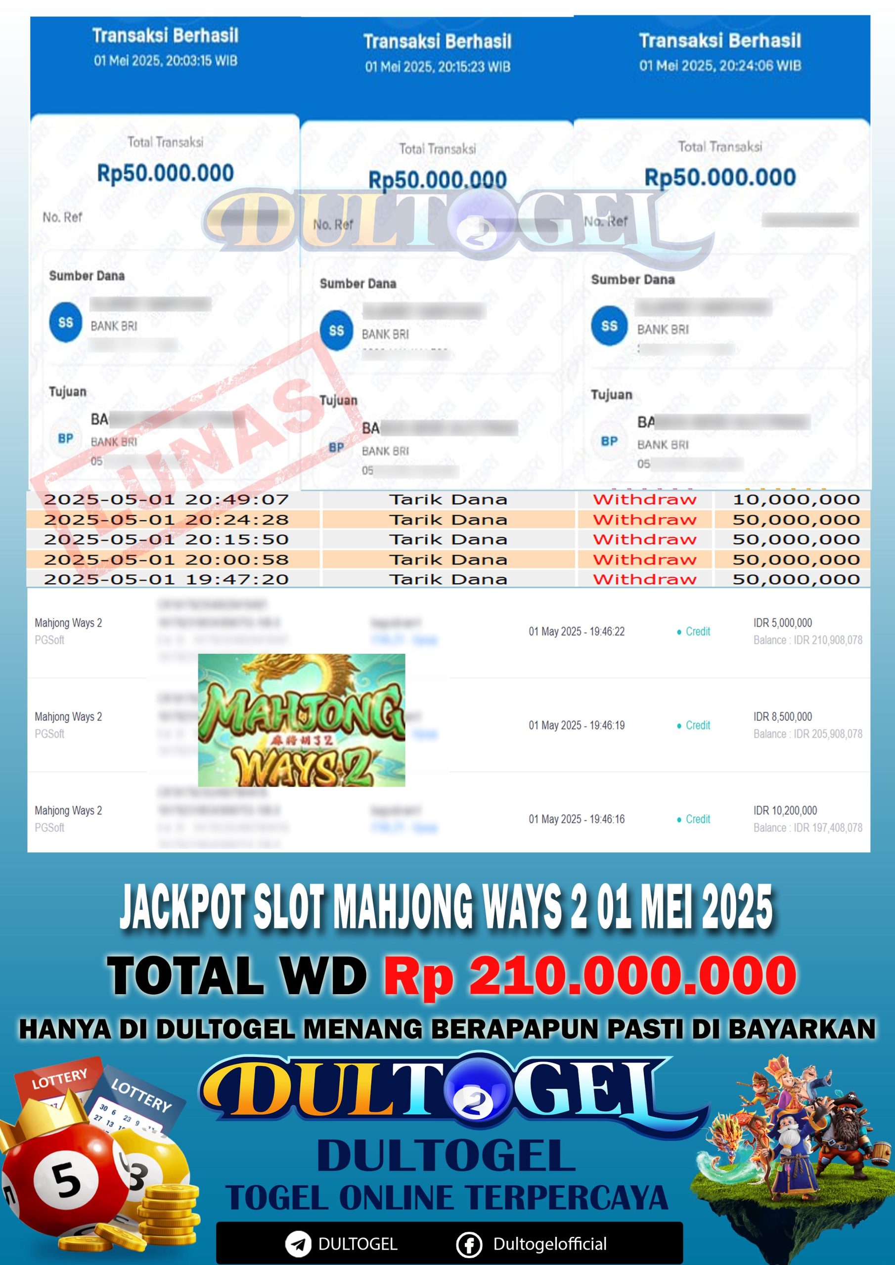 BUKTI JP DULTOGEL 01 MEI 2025