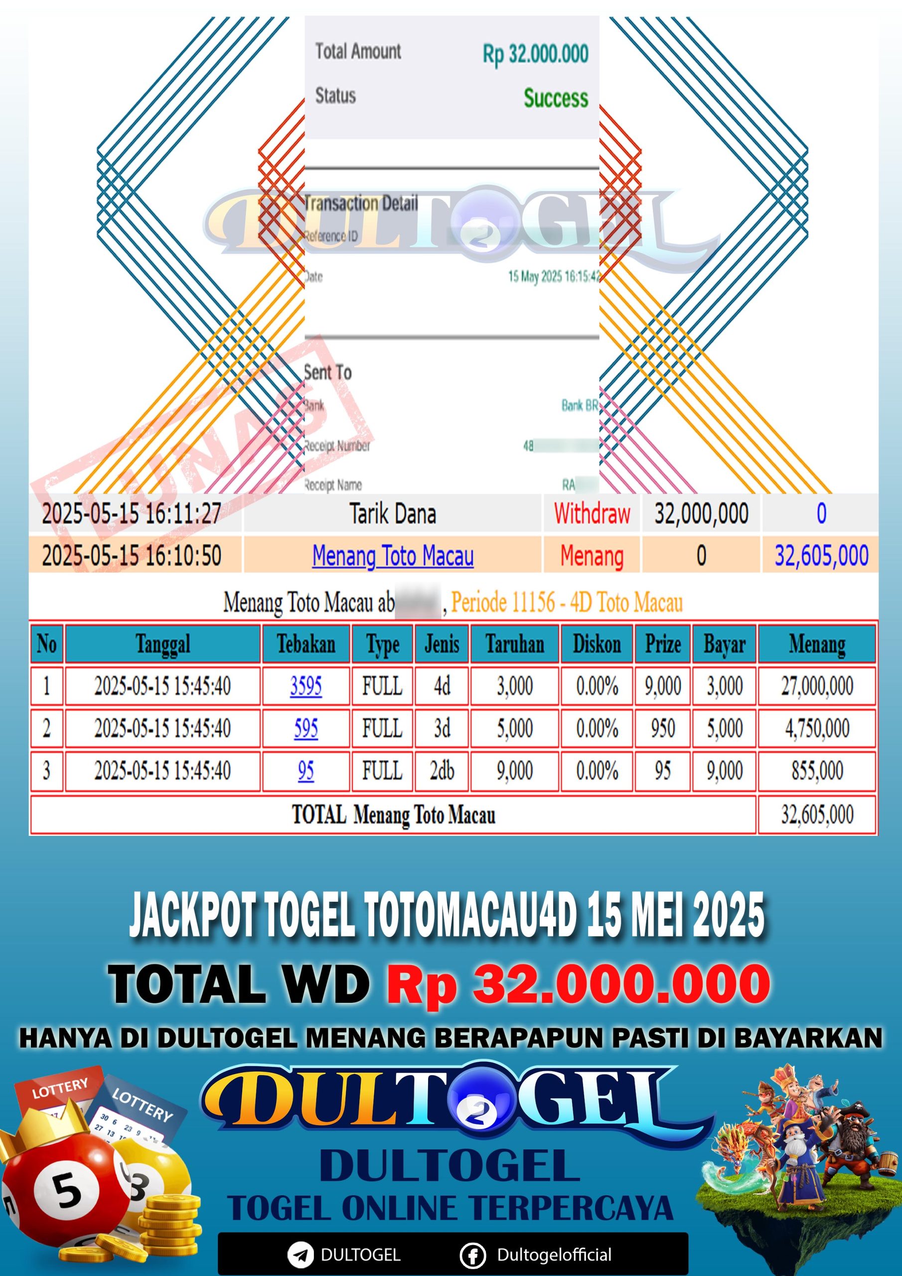BUKTI JP DULTOGEL 15 MEI 2025