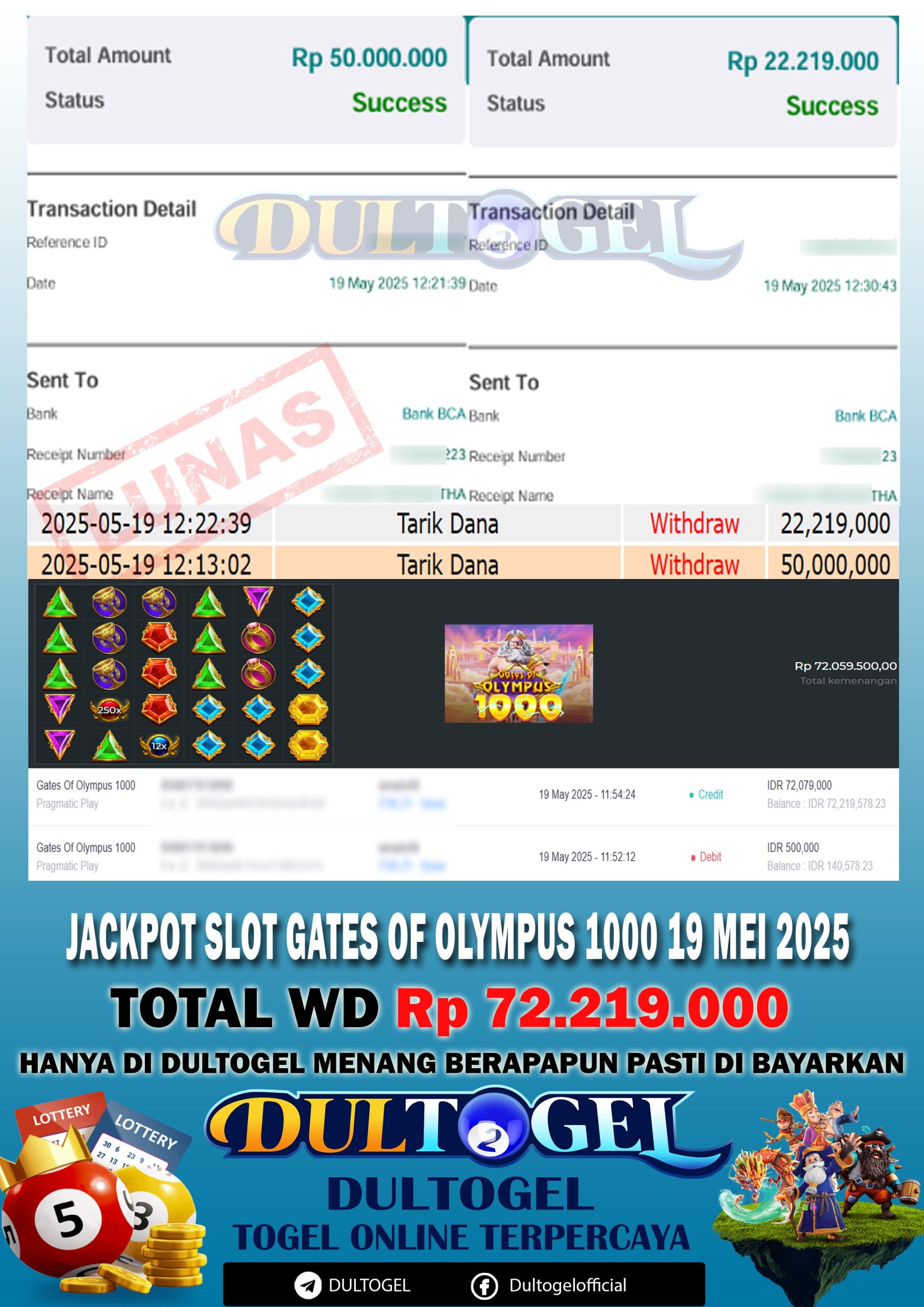 BUKTI JP DULTOGEL 19 MEI 2025