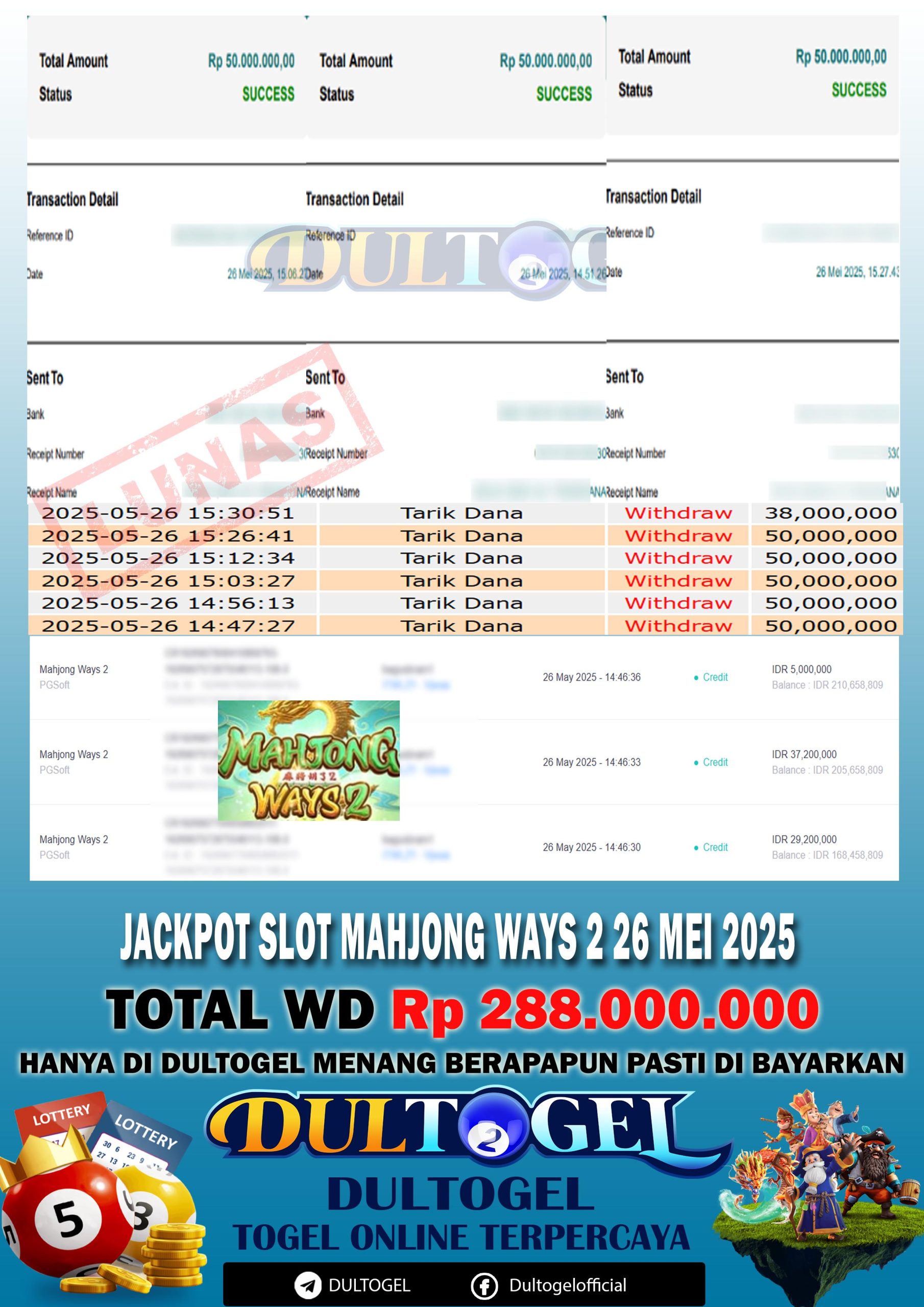 BUKTI JP DULTOGEL 26 MEI 2025