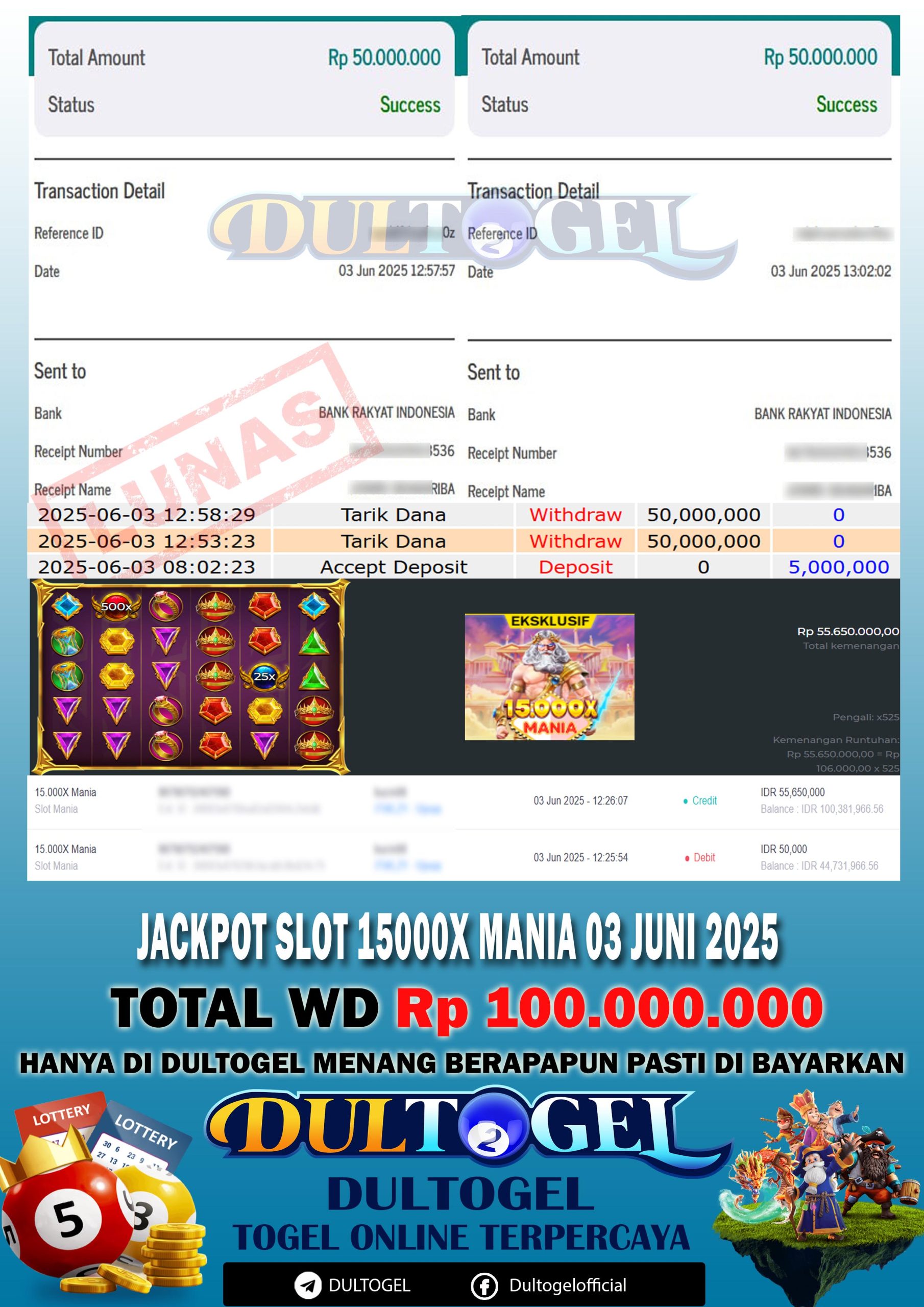 BUKTI JP DULTOGEL 03 JUNI 2025