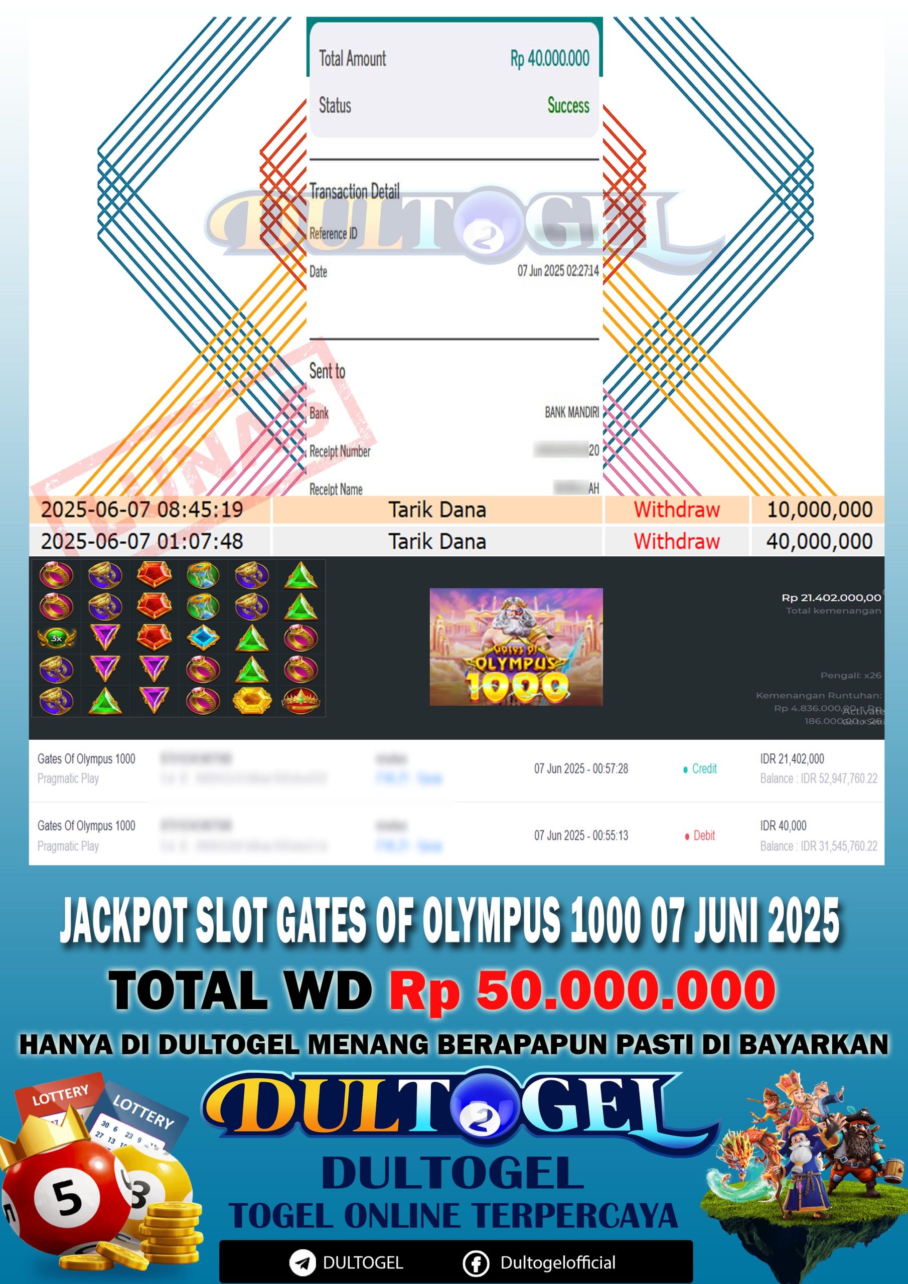 BUKTI JP DULTOGEL 07 JUNI 2025
