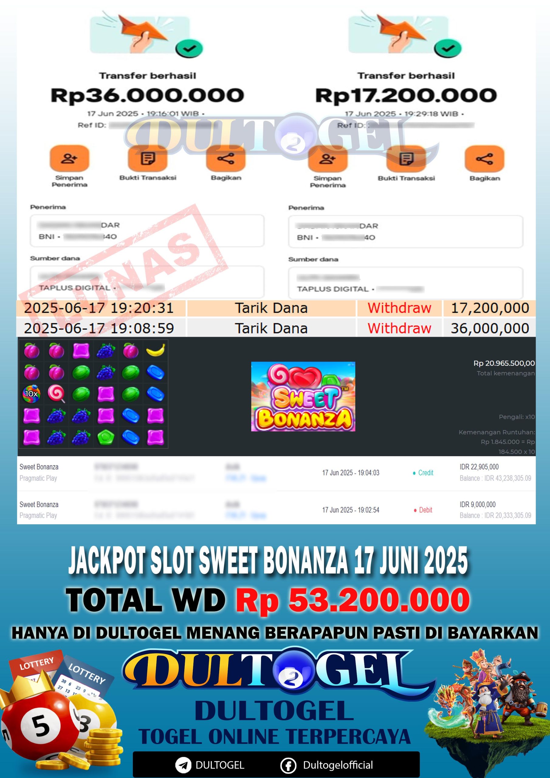 BUKTI JP DULTOGEL 17 JUNI 2025