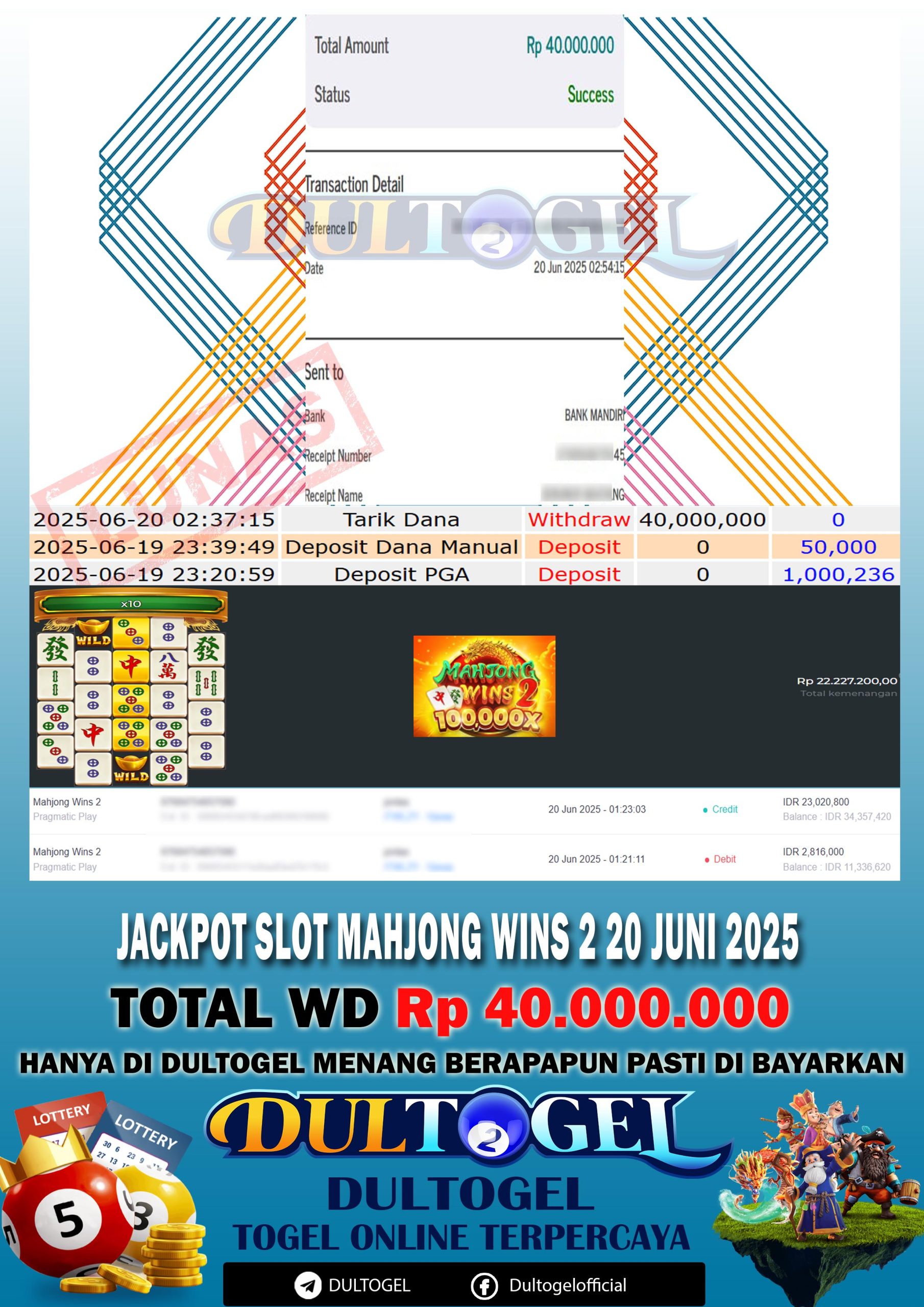 BUKTI JP DULTOGEL 20 JUNI 2025