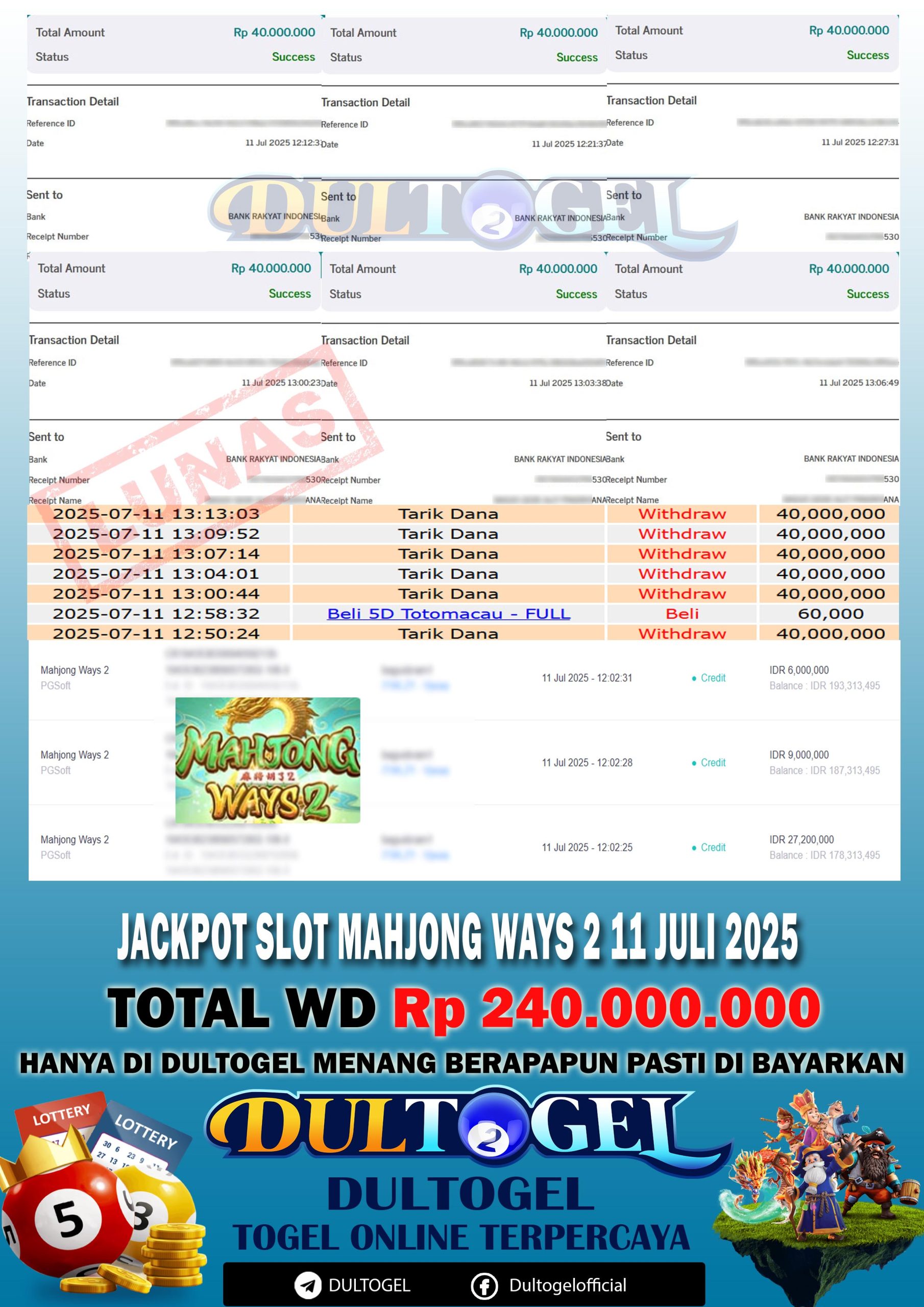 BUKTI JP DULTOGEL 11 JULI 2025