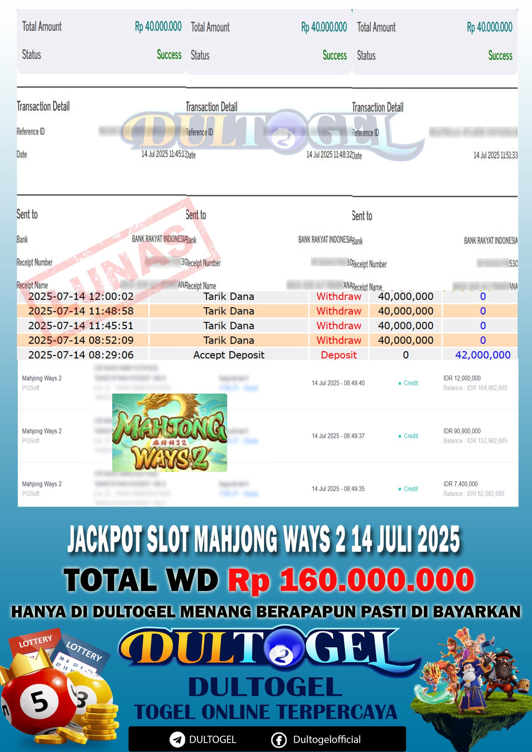 BUKTI JP DULTOGEL 14 JULI 2025