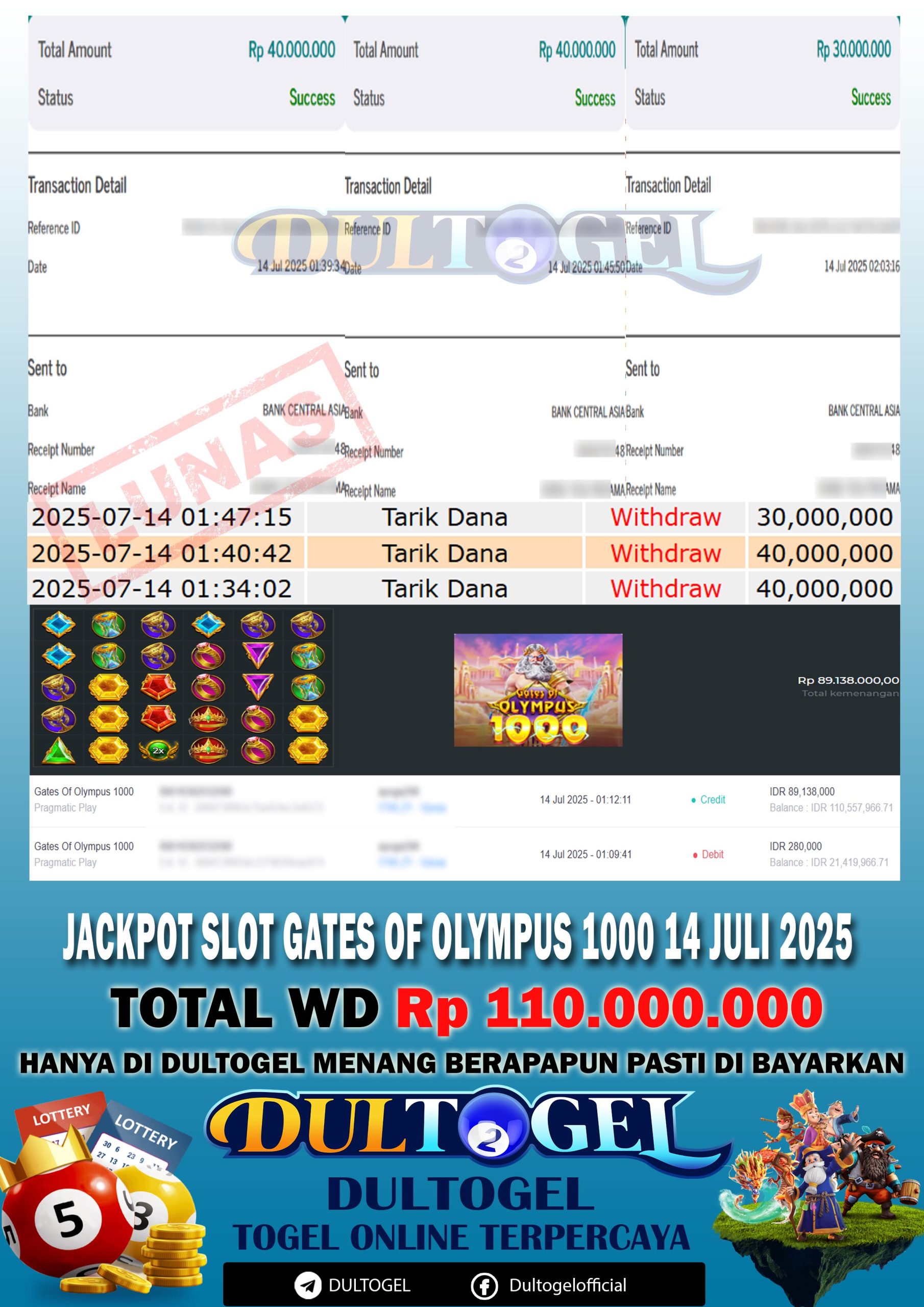 BUKTI JP DULTOGEL 14 JULI 2025