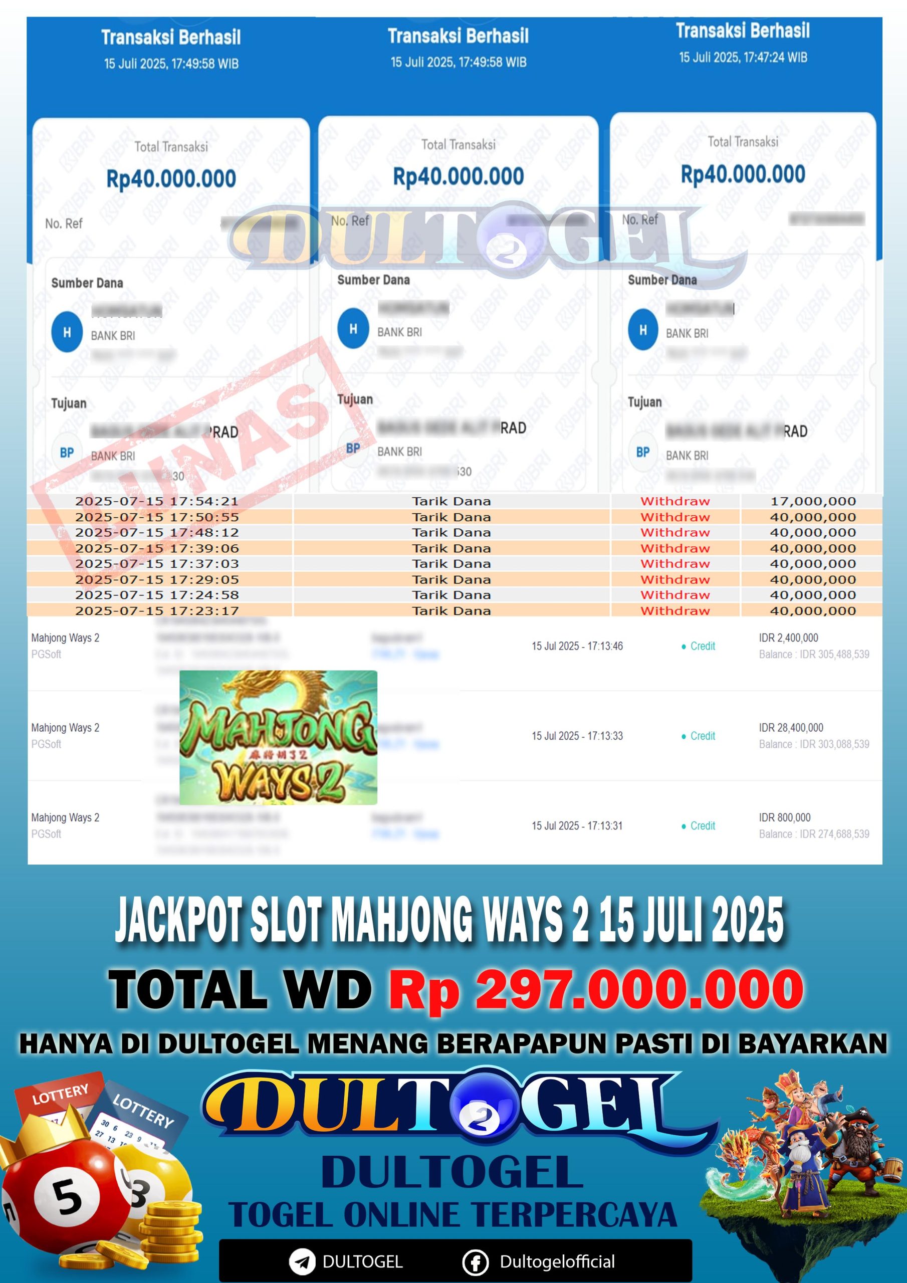 BUKTI JP DULTOGEL 15 JULI 2025