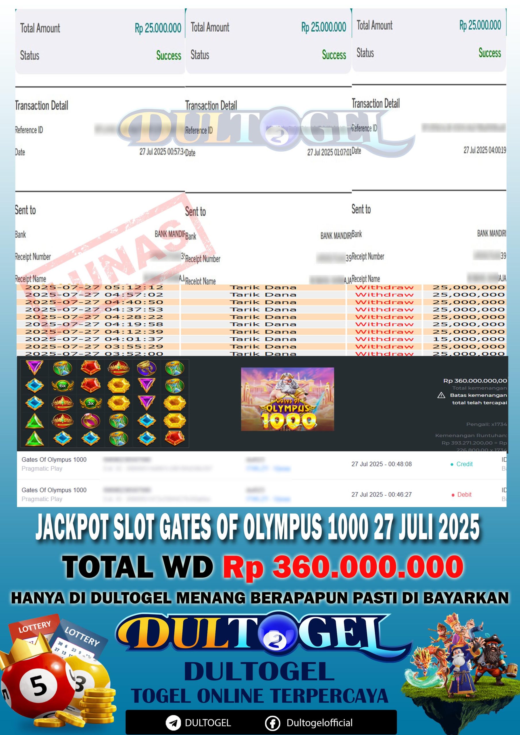 BUKTI JP DULTOGEL 27 JULI 2025