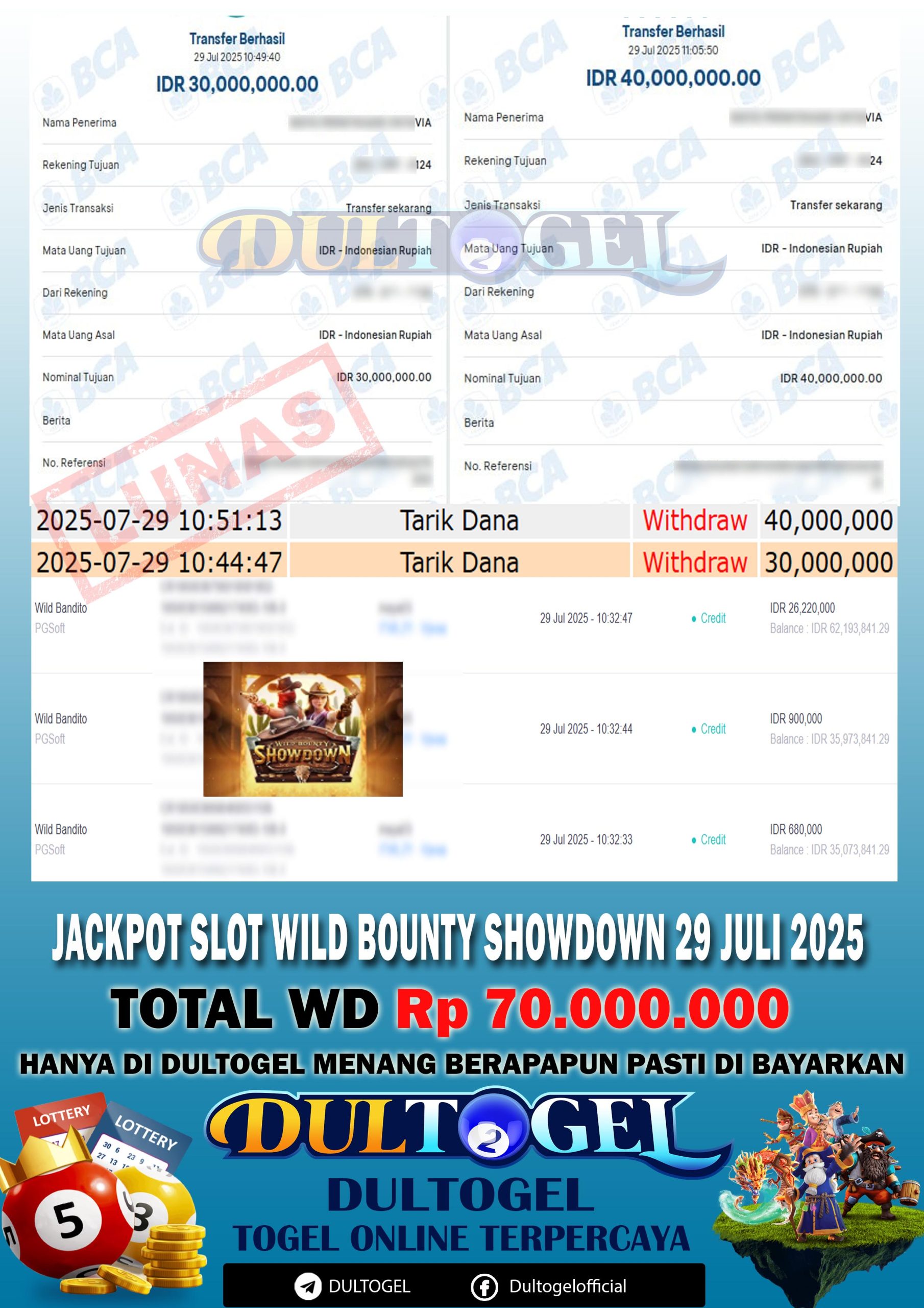 BUKTI JP DULTOGEL 29 JULI 2025
