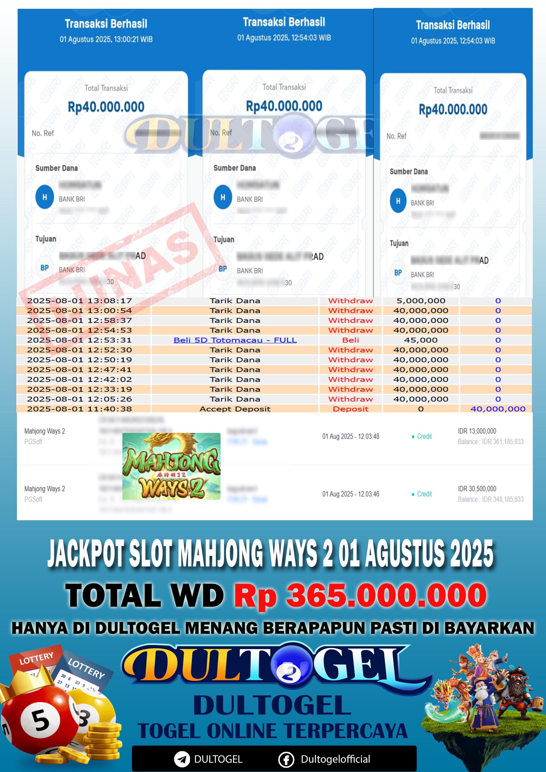 BUKTI JP DULTOGEL 01 AGUSTUS 2025