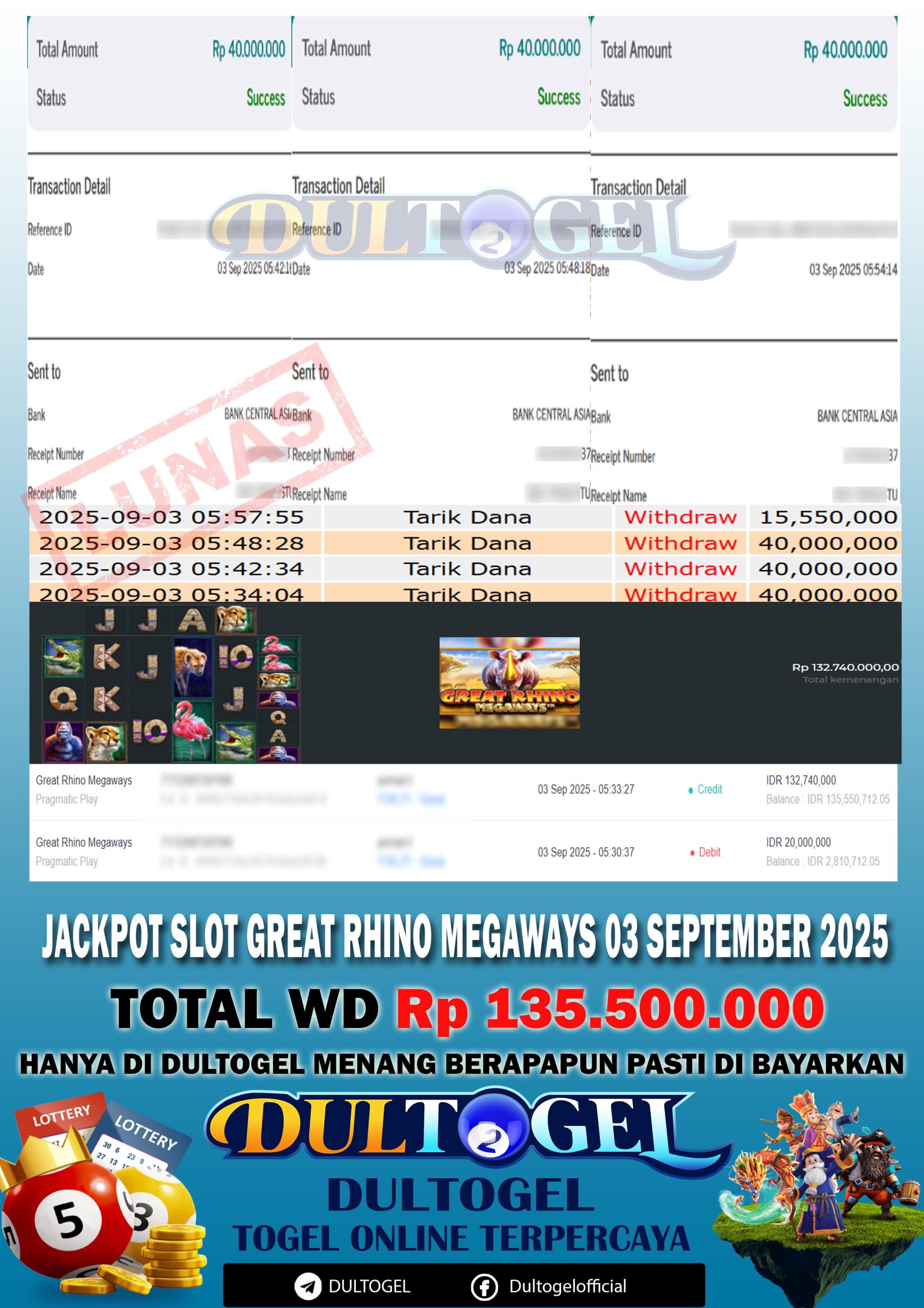 BUKTI JP DULTOGEL 03 SEPTEMBER 2025