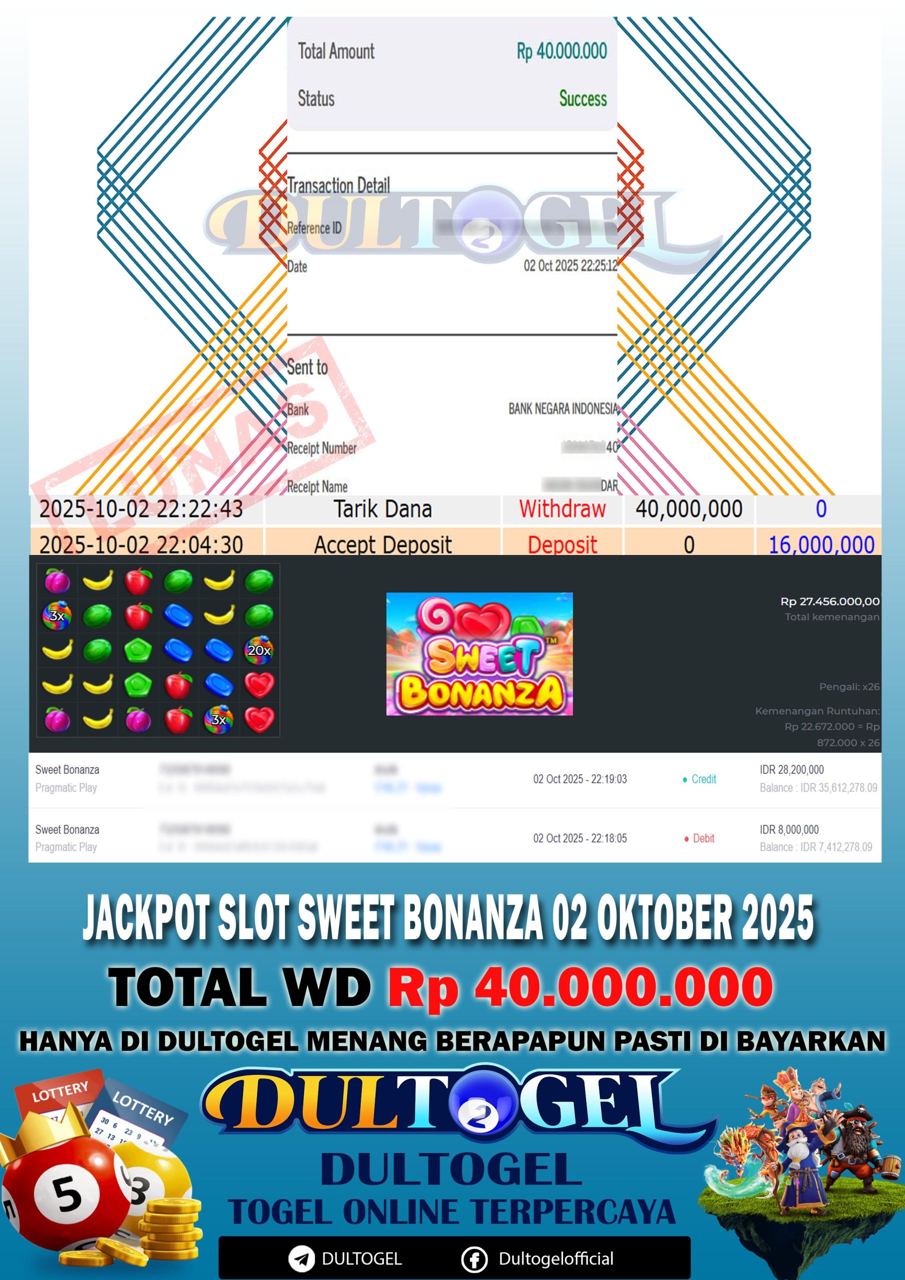 BUKTI JP DULTOGEL 02 OKTOBER 2025