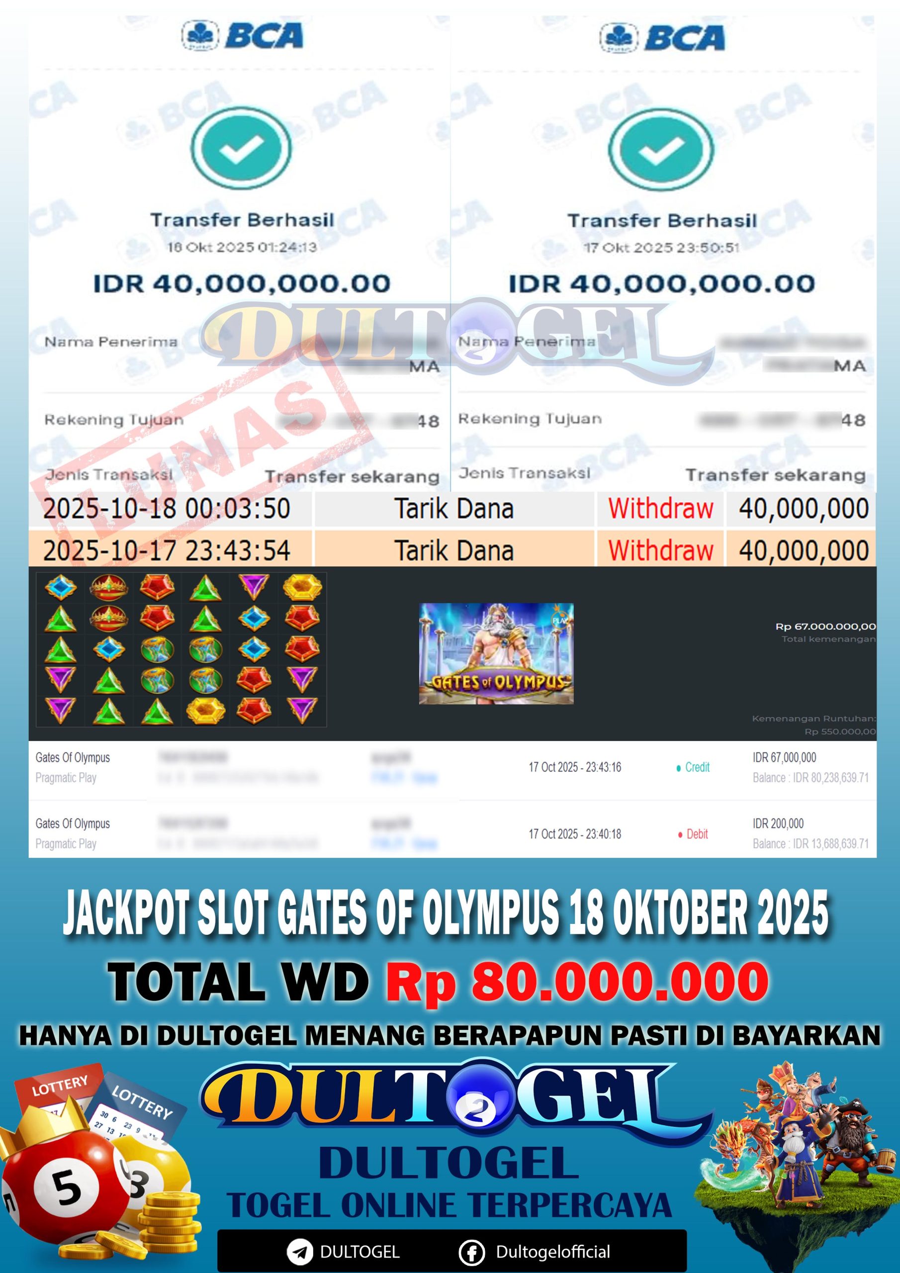 BUKTI JP DULTOGEL 18 OKTOBER 2025
