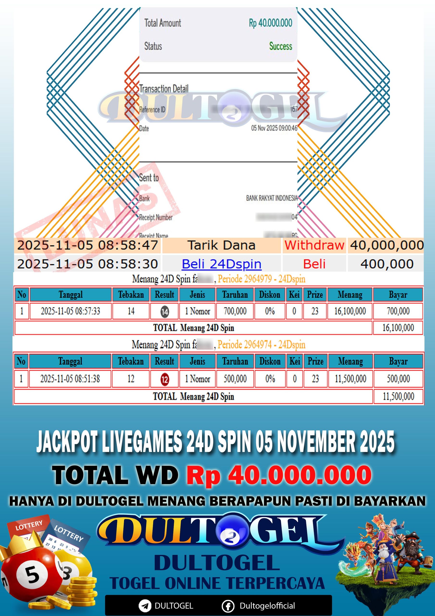 BUKTI JP DULTOGEL 05 NOVEMBER 2025