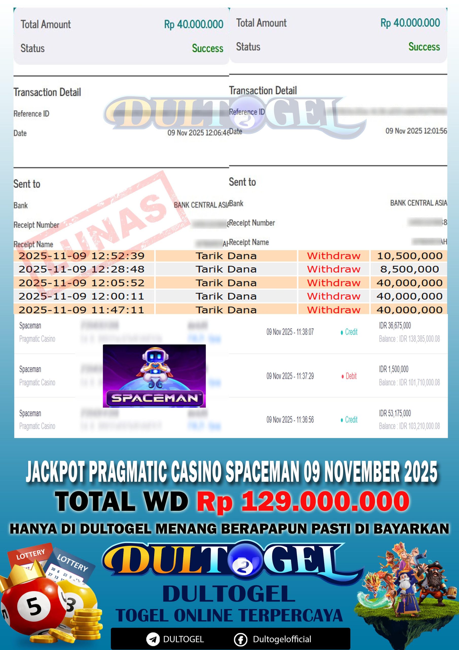 BUKTI JP DULTOGEL 09 NOVEMBER 2025