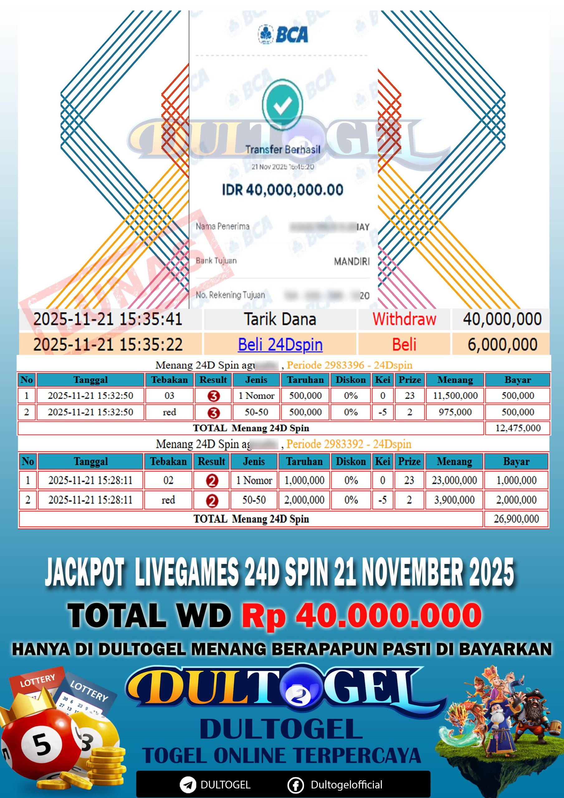 BUKTI JP DULTOGEL 21 NOVEMBER 2025