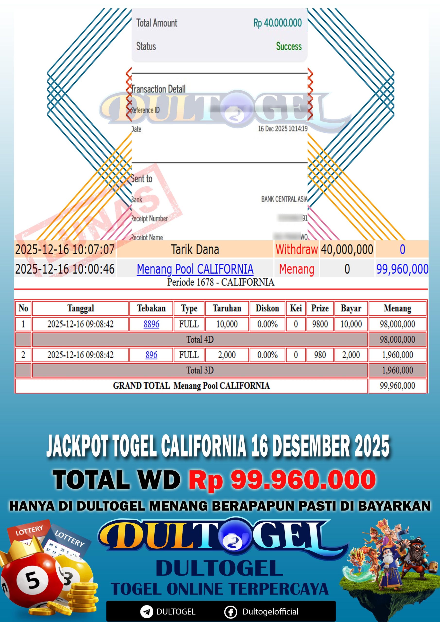BUKTI JP DULTOGEL 16 DESEMBER 2025